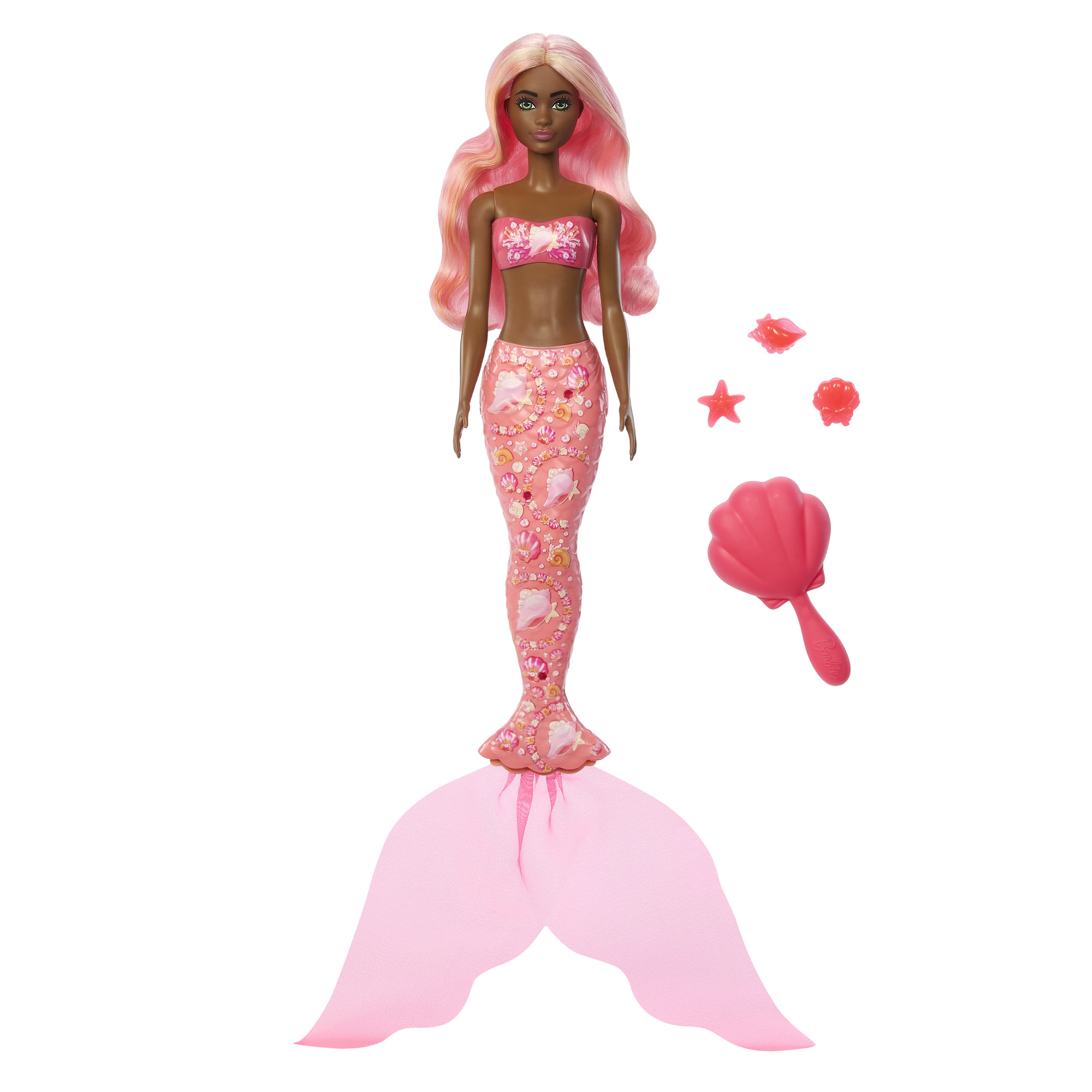 BARBIE COLOR REVEAL undinės siurprizų rinkinys, brangakmenių serija (JMW61) - Image 5