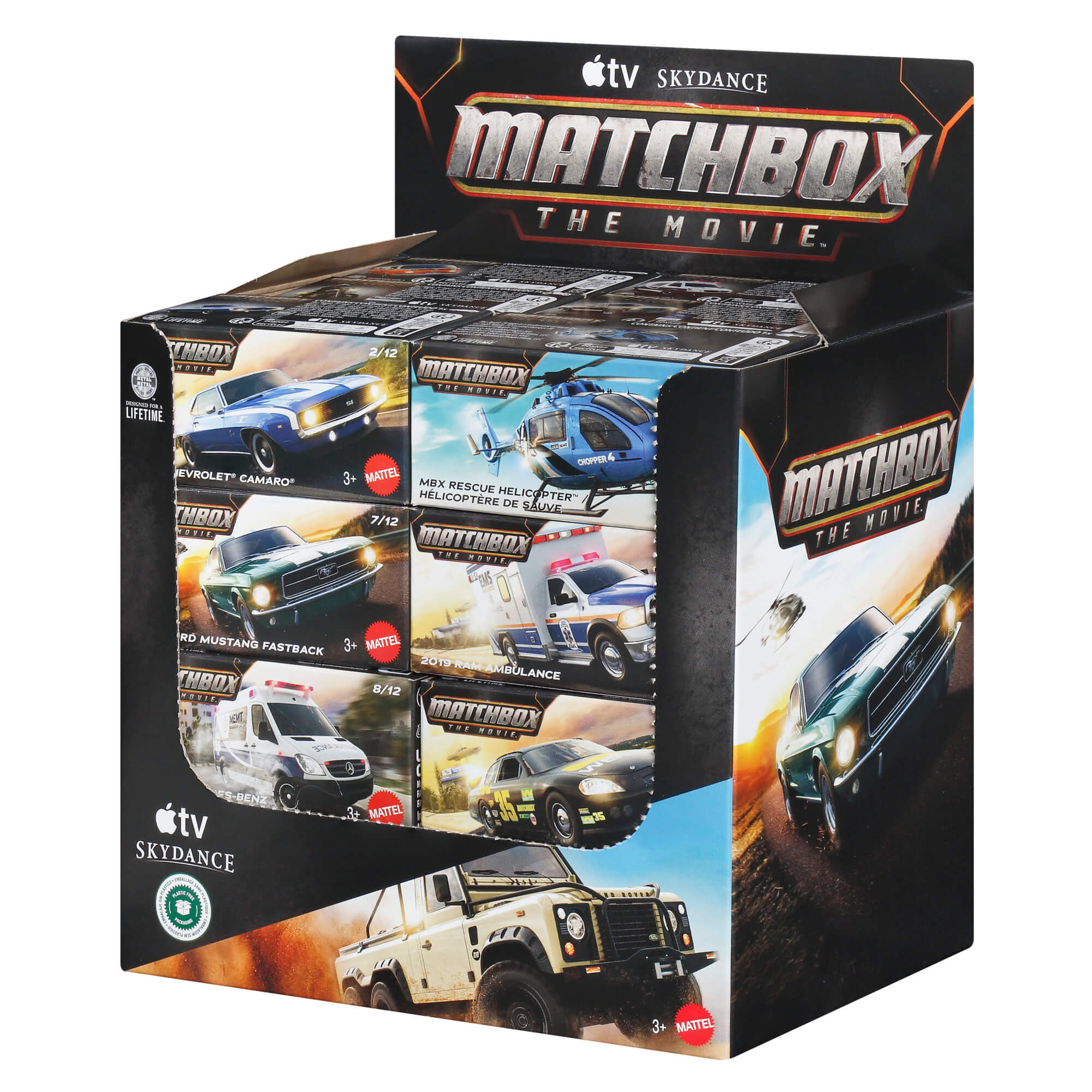 MATCHBOX MOVIE POWER GRAB transporto priemonė (JNC93)
