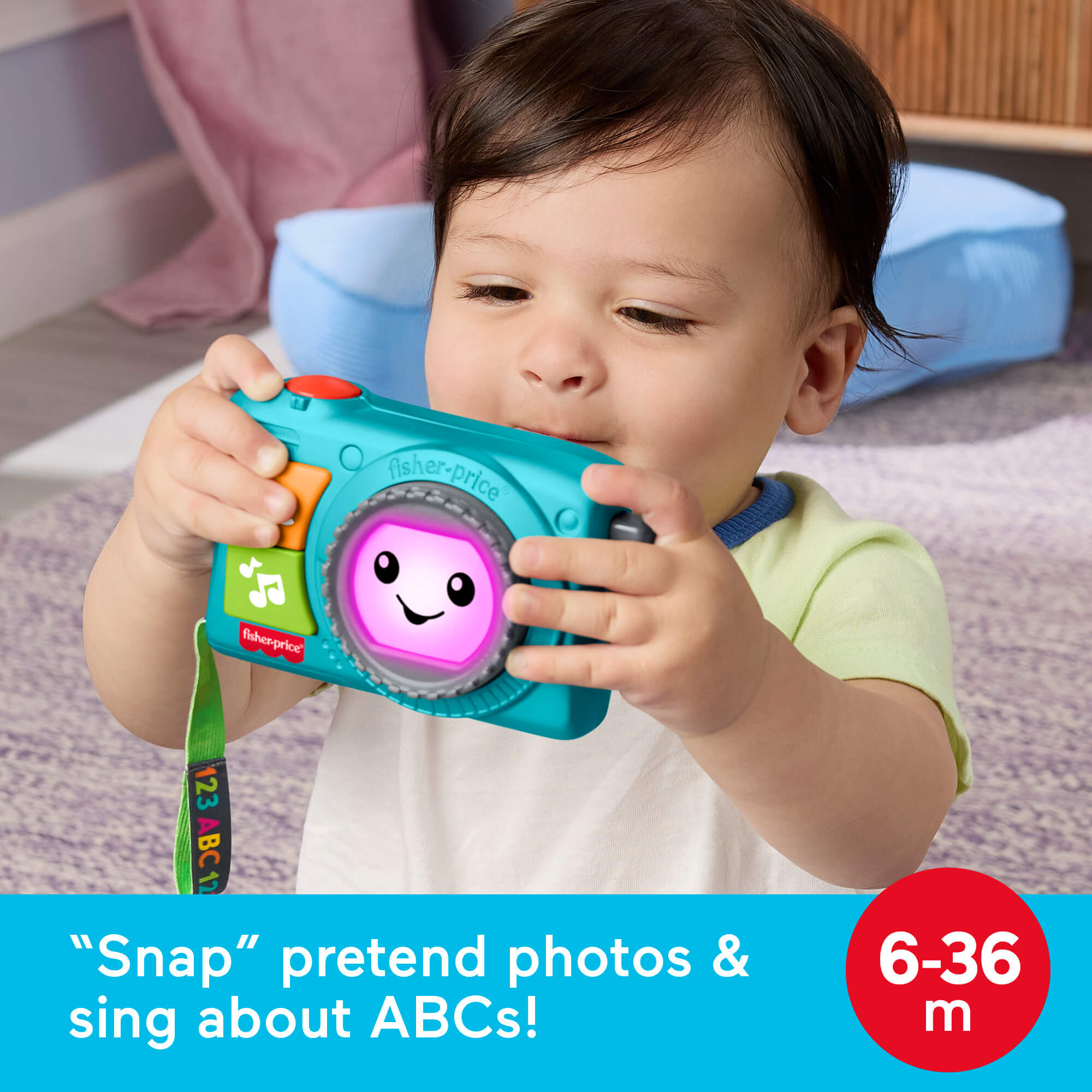 FISHER-PRICE LAUGH AND LEARN žaislinis fotoaparatas (JNV95) - Image 2