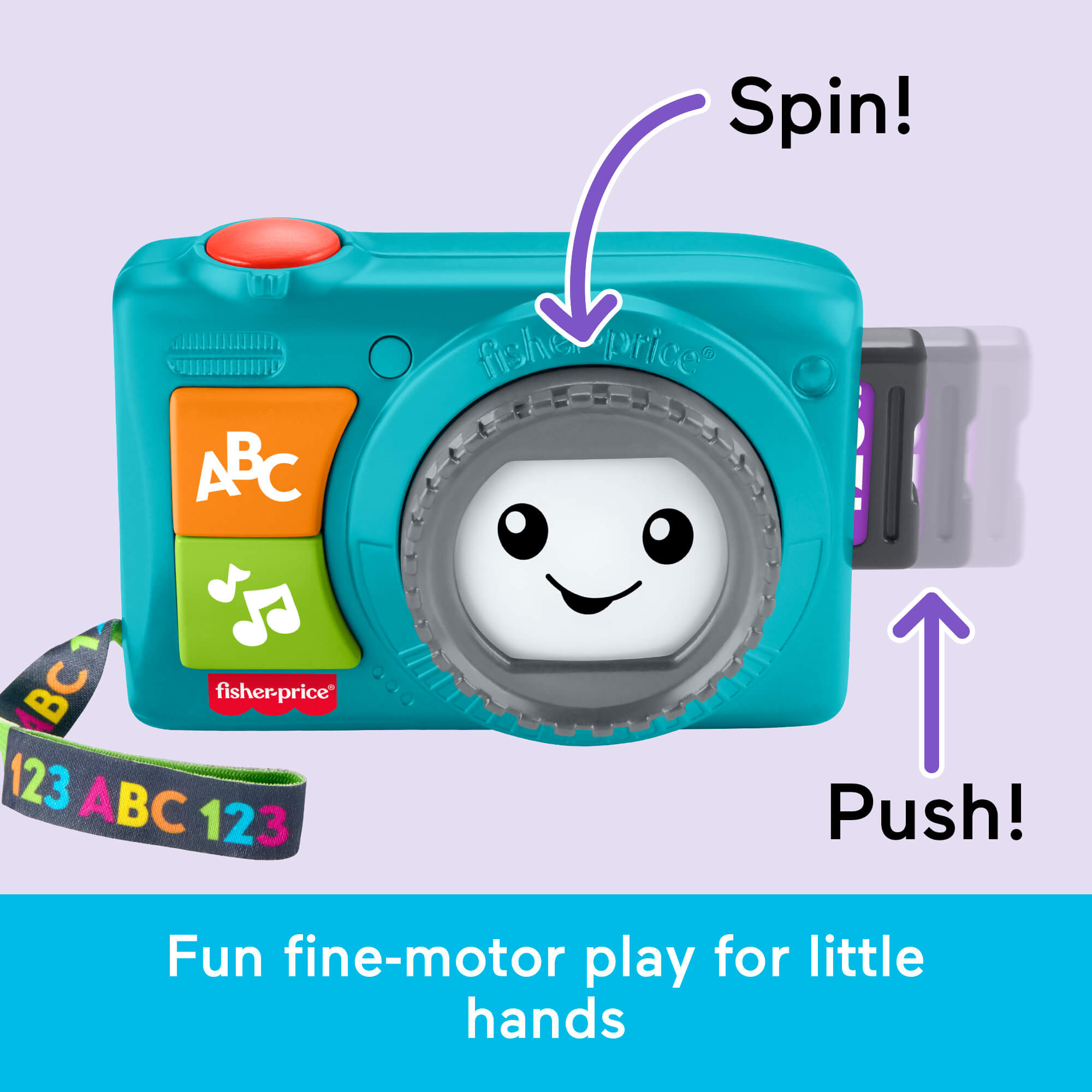 FISHER-PRICE LAUGH AND LEARN žaislinis fotoaparatas (JNV95) - Image 5