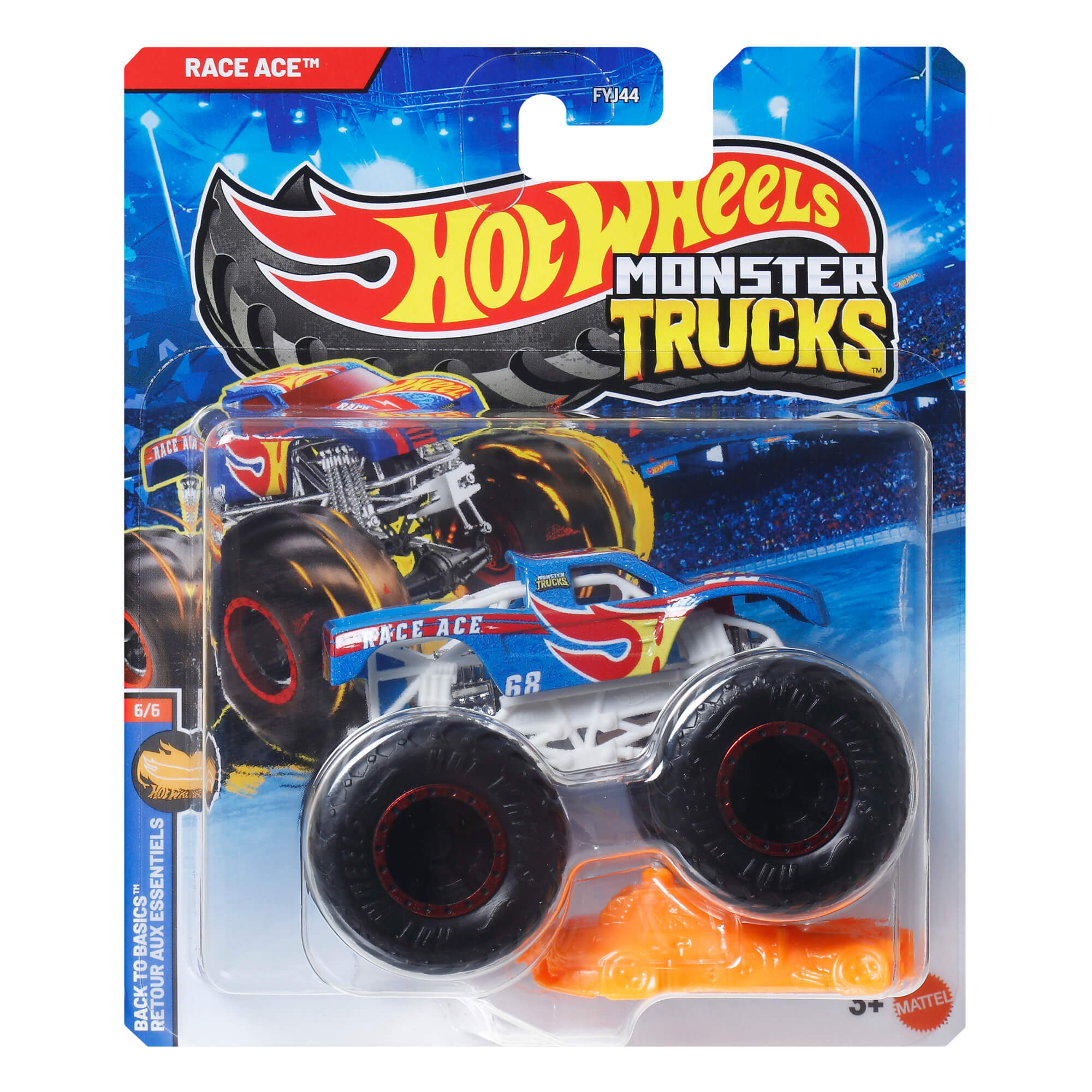 HOT WHEELS MONSTER TRUCKS džipas (vidutinis) (FYJ44) - Image 3