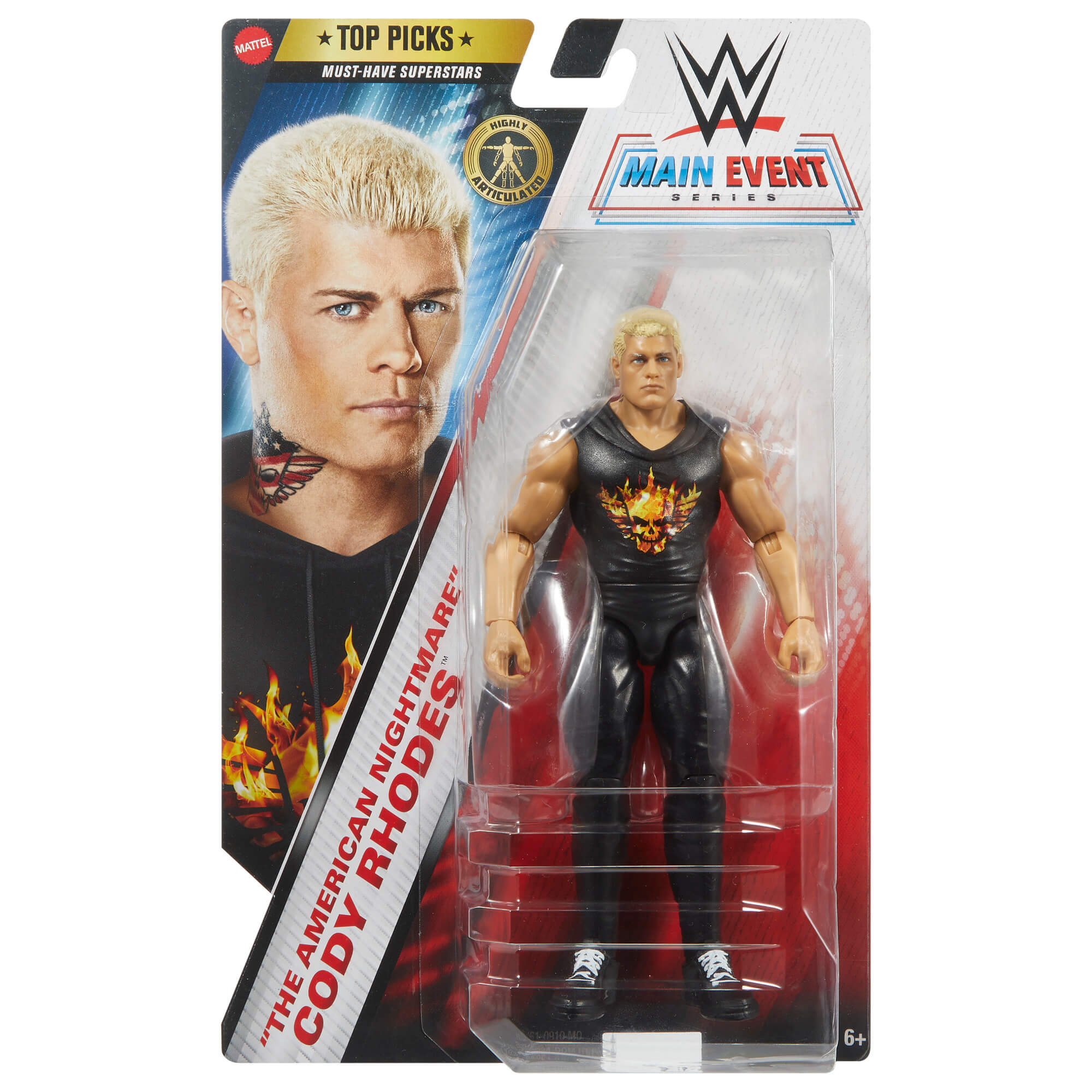 WWE TOP PICKS imtynininko figūrėlė (GFT58) - Image 2