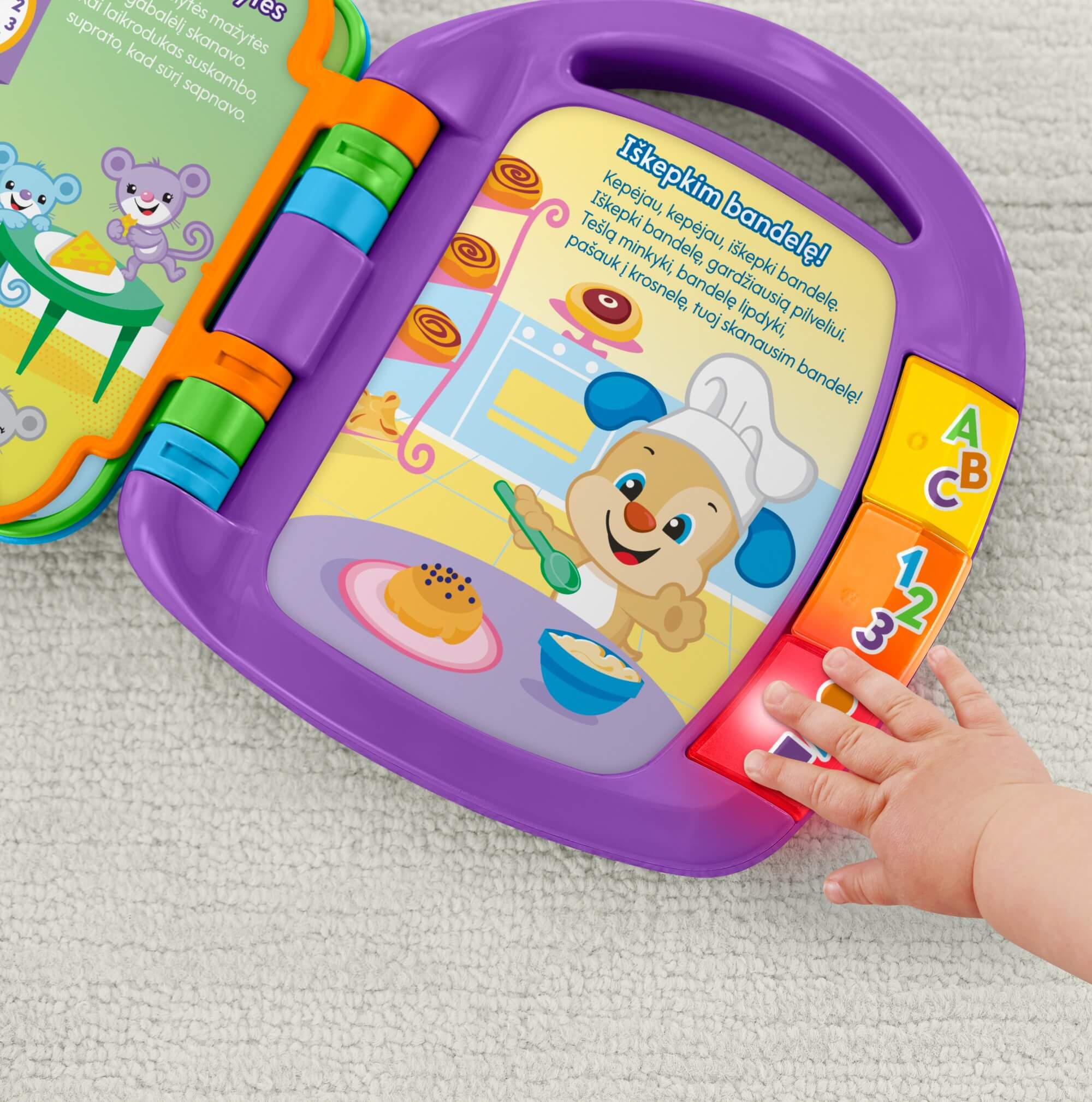 FISHER-PRICE muzikinė knygelė LT (lietuviškai įgarsinta) (DKK19) - Image 3
