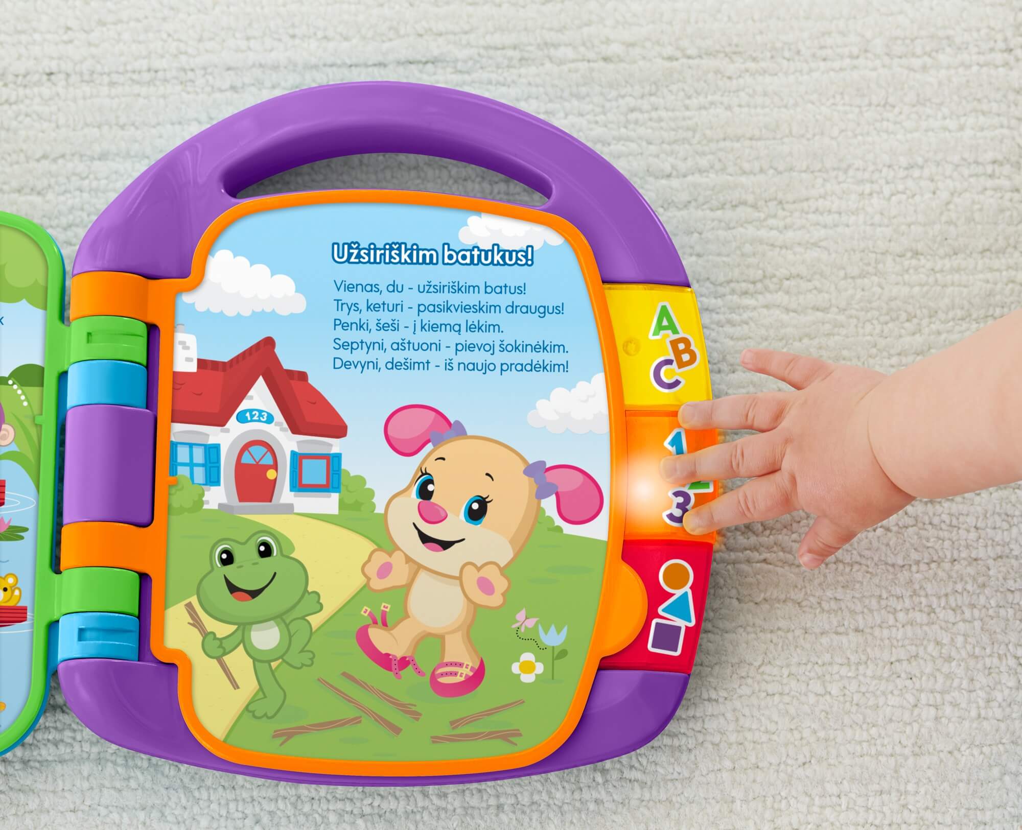 FISHER-PRICE muzikinė knygelė LT (lietuviškai įgarsinta) (DKK19) - Image 4