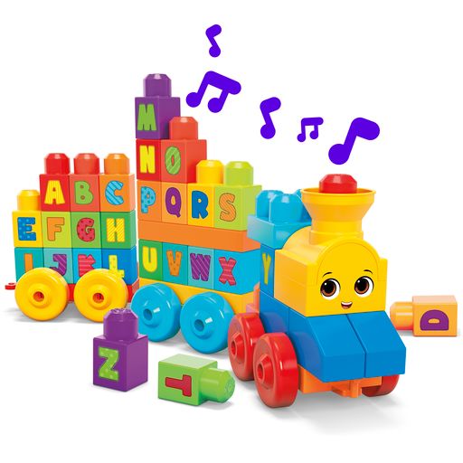 MEGA BLOKS muzikinis abėcėles traukinys (50 det.) (FWK22) - Image 4