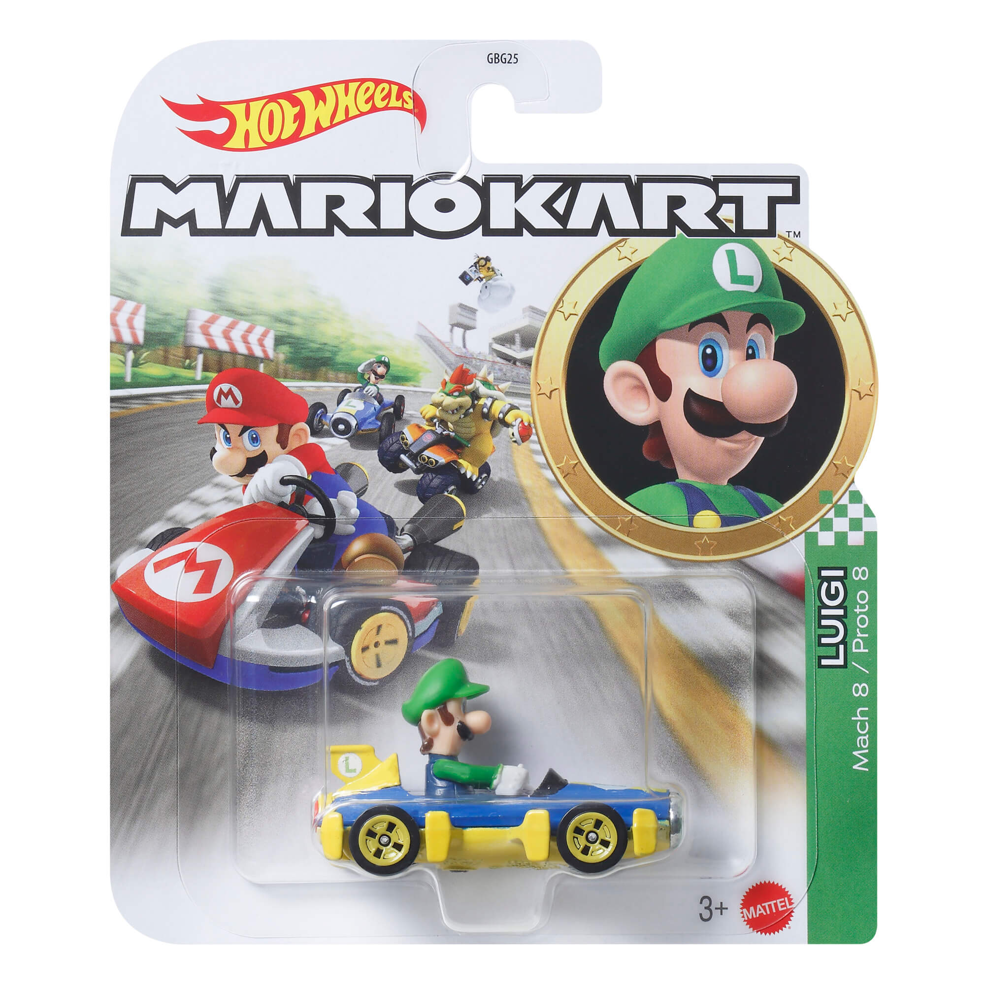 HOT WHEELS MARIO KART automodeliukas su figūrėle (GBG25) - Image 3