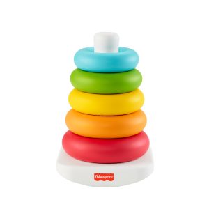 FISHER-PRICE bokštelis eko pakuotėje – Supk ir statyk (GRF09)