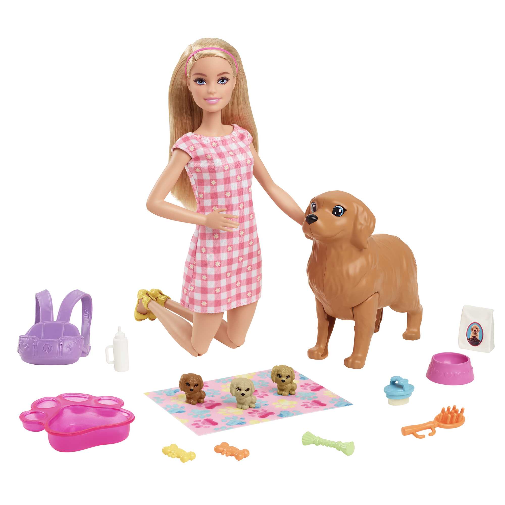 BARBIE šunelių naujagimių rinkinys (HCK75)
