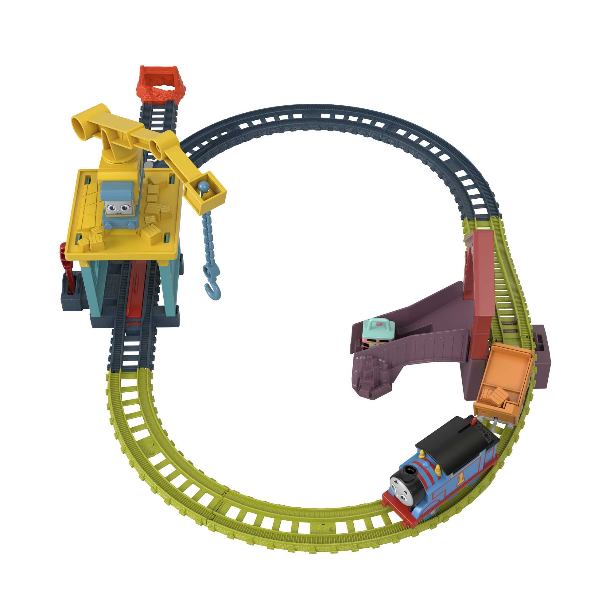 THOMAS AND FRIENDS rinkinys – Kranė Karli ir Sandi (HDY58) - Image 3