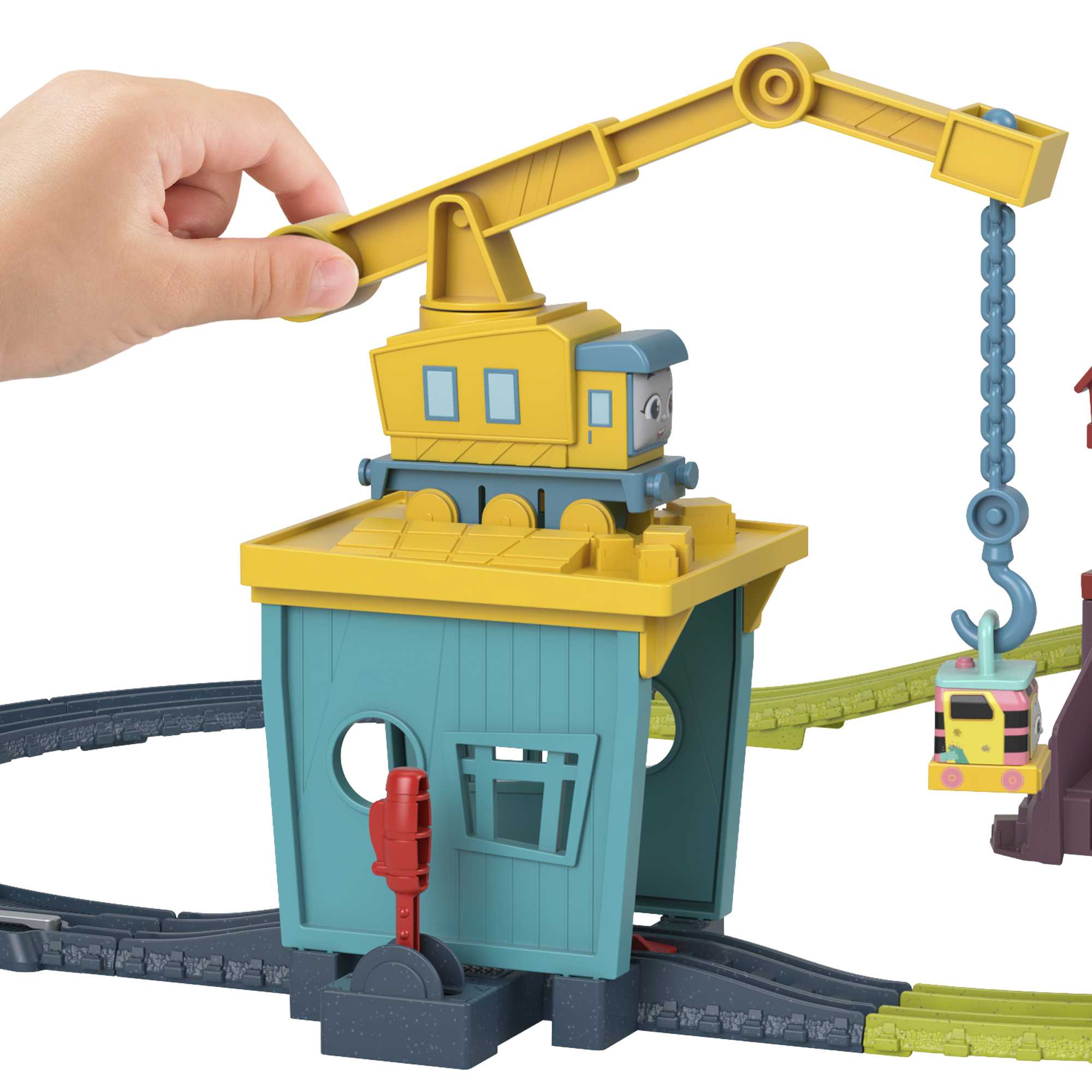 THOMAS AND FRIENDS rinkinys – Kranė Karli ir Sandi (HDY58) - Image 4