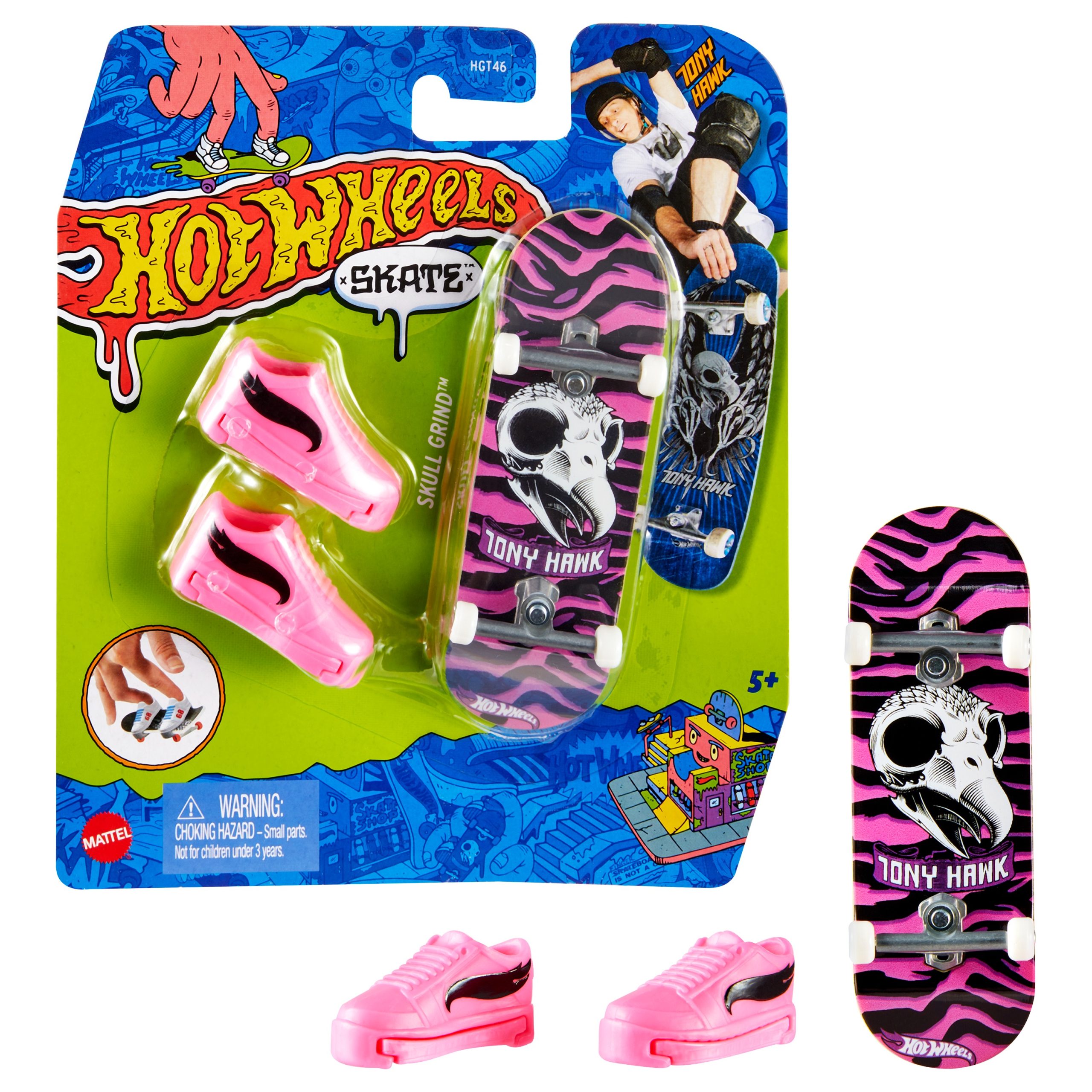 HOT WHEELS pirštų riedlentė su batais (HGT46) - Image 5