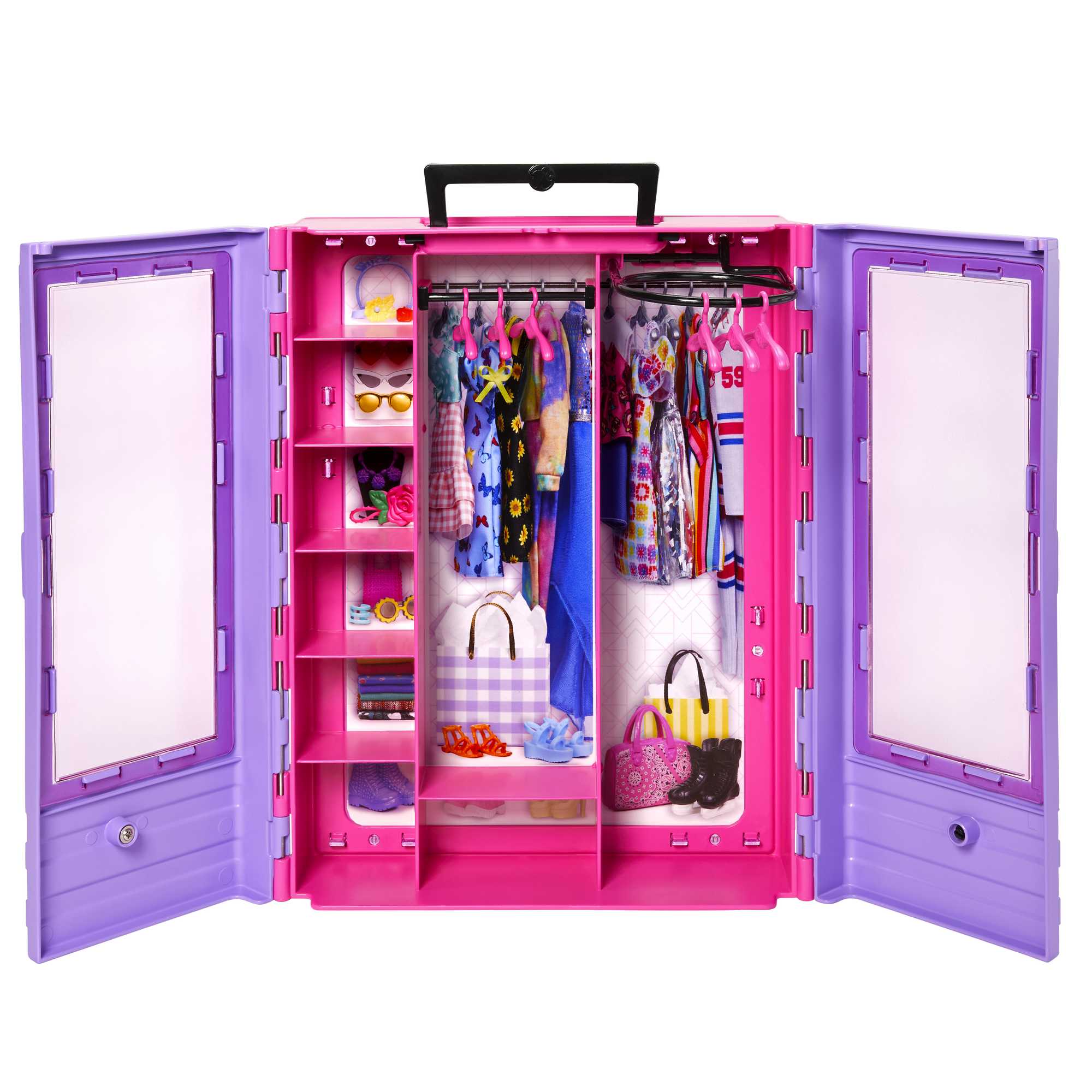 BARBIE rūbų ir aksesuarų spinta (HJL65) - Image 2