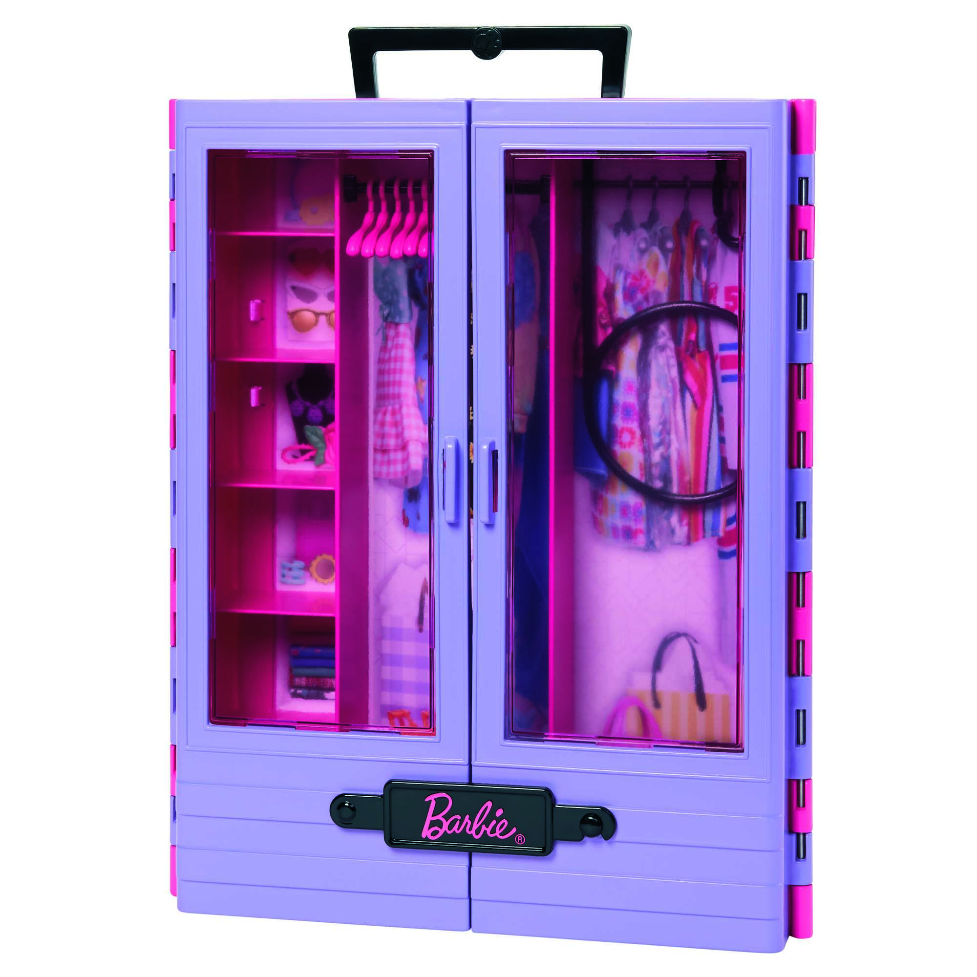 BARBIE rūbų ir aksesuarų spinta (HJL65) - Image 3