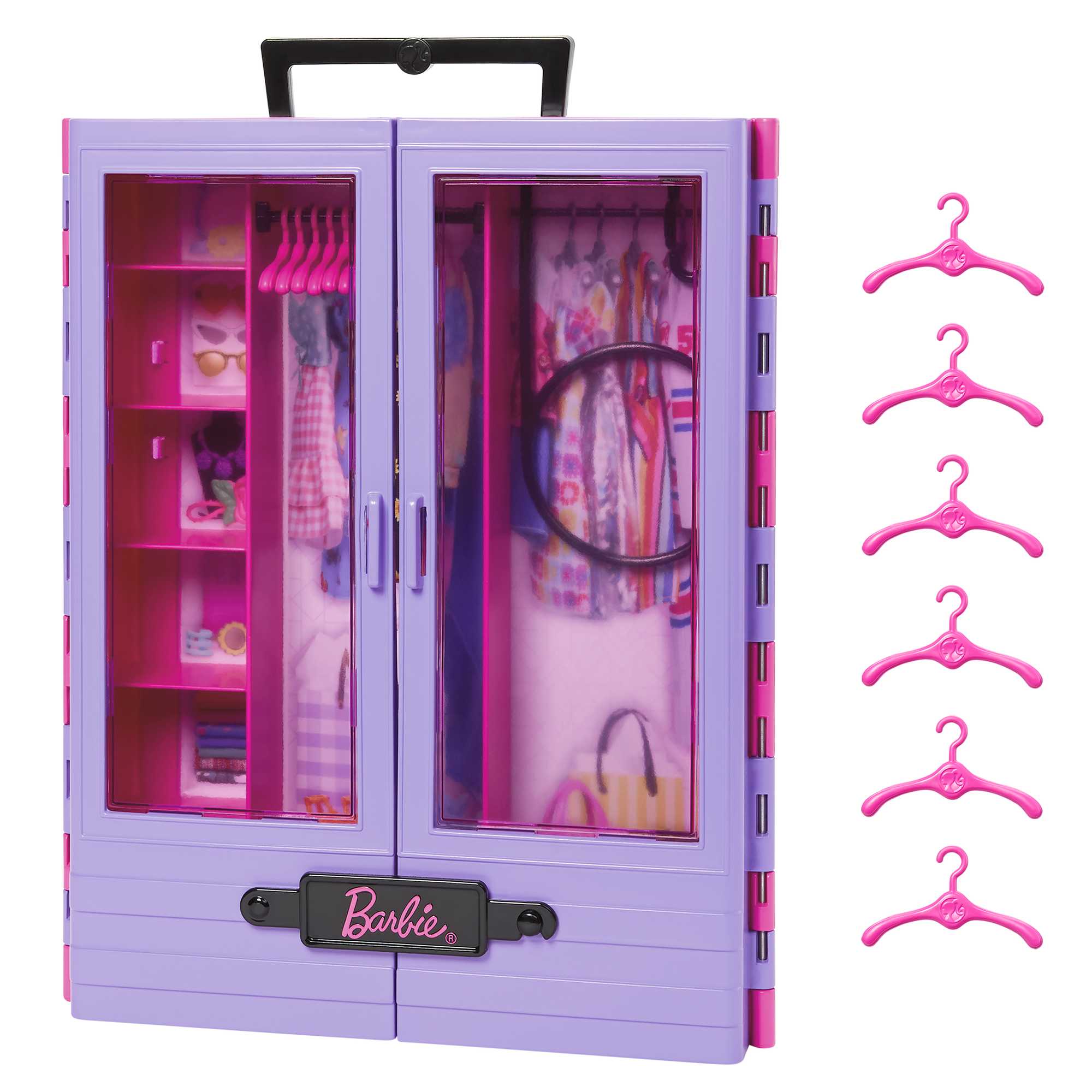 BARBIE rūbų ir aksesuarų spinta (HJL65) - Image 4
