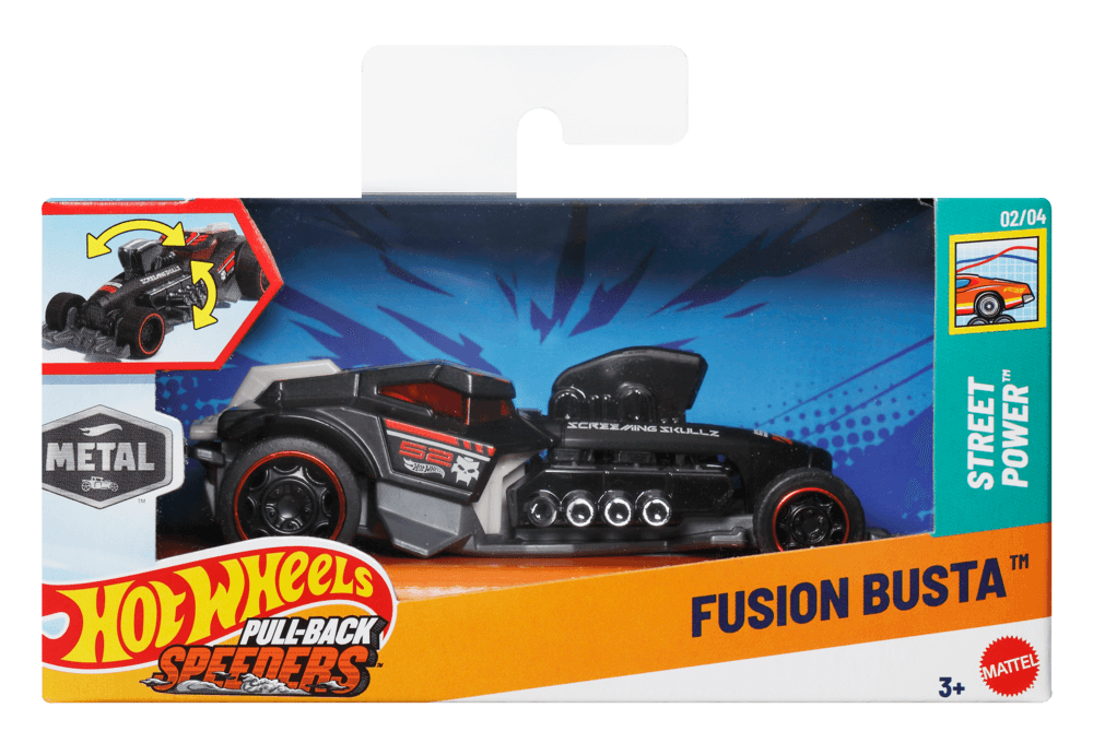 HOT WHEELS automodeliukas – Pull-Back Speeders (HPR70) - Image 3