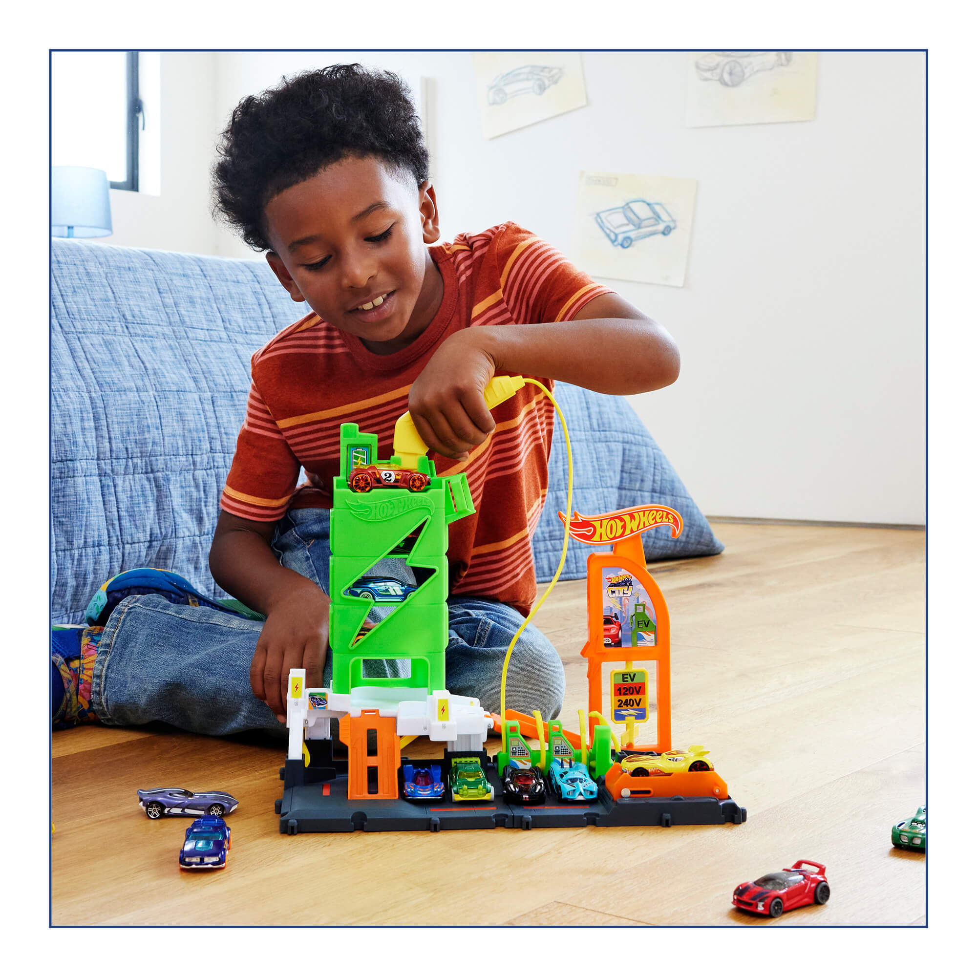 HOT WHEELS CITY rinkinys – Įkrovimo stotelė (HTN79) - Image 2