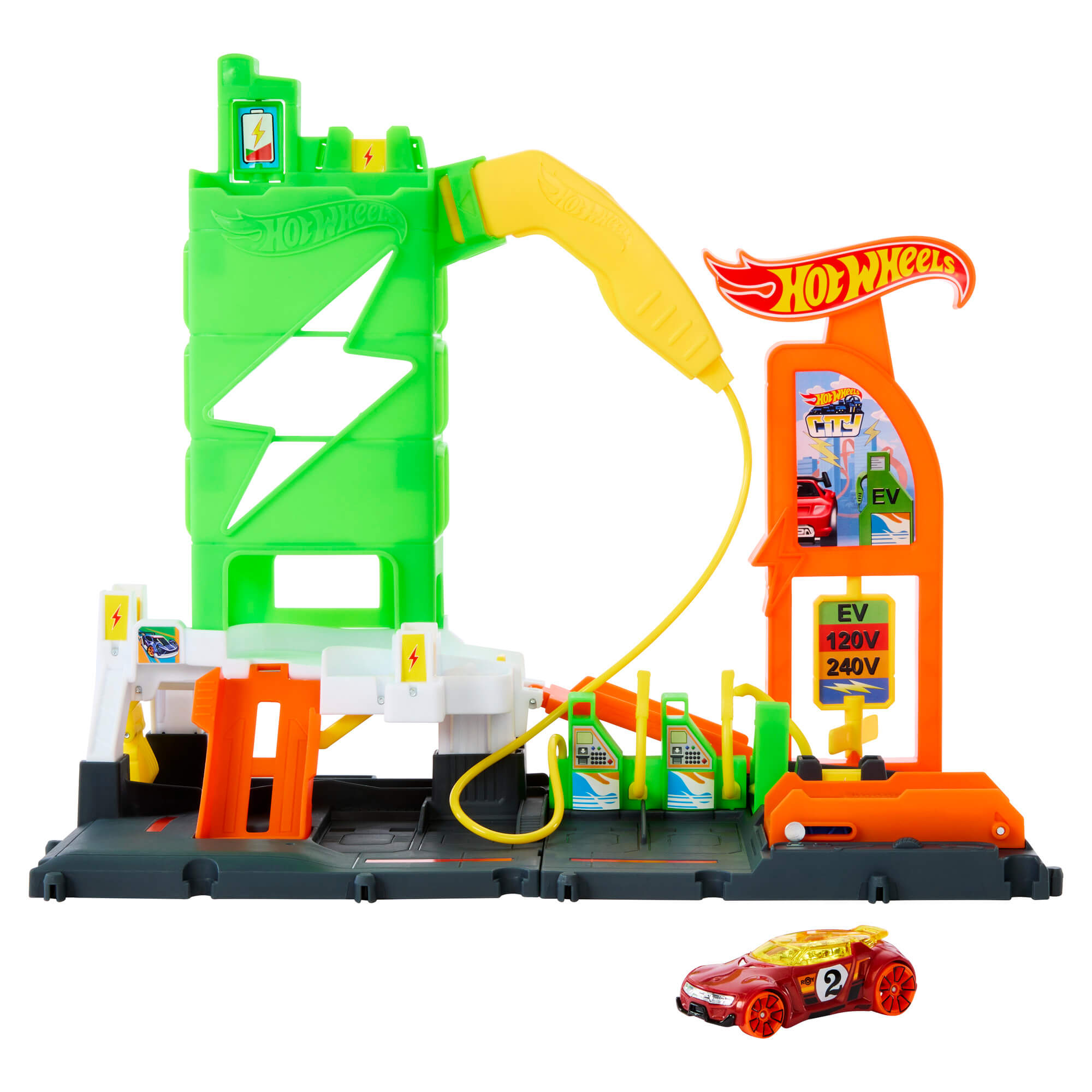 HOT WHEELS CITY rinkinys – Įkrovimo stotelė (HTN79) - Image 3
