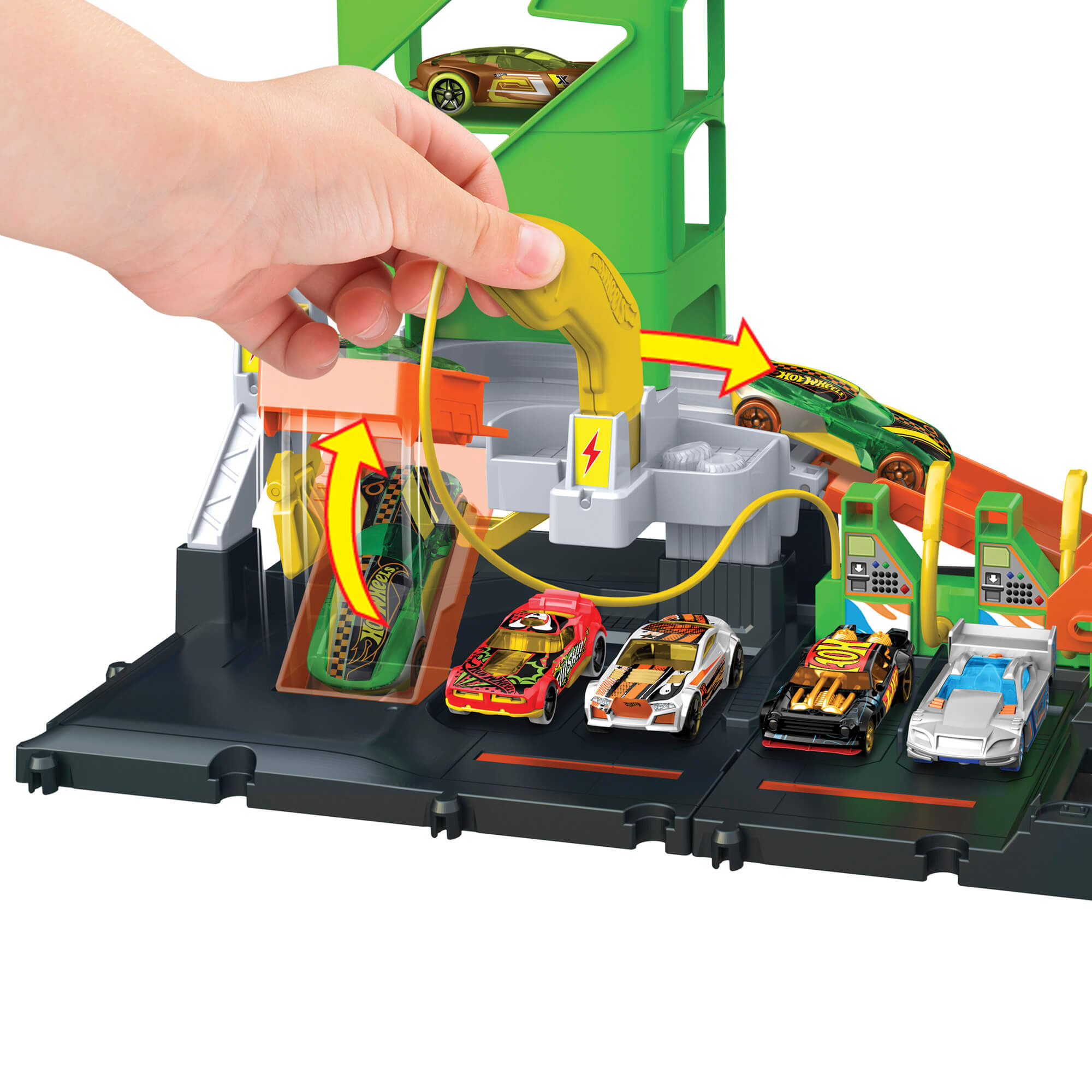 HOT WHEELS CITY rinkinys – Įkrovimo stotelė (HTN79) - Image 5