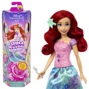 DISNEY PRINCESS SPIN and REVEAL Arielės siurprizų rinkinys (HTV88)