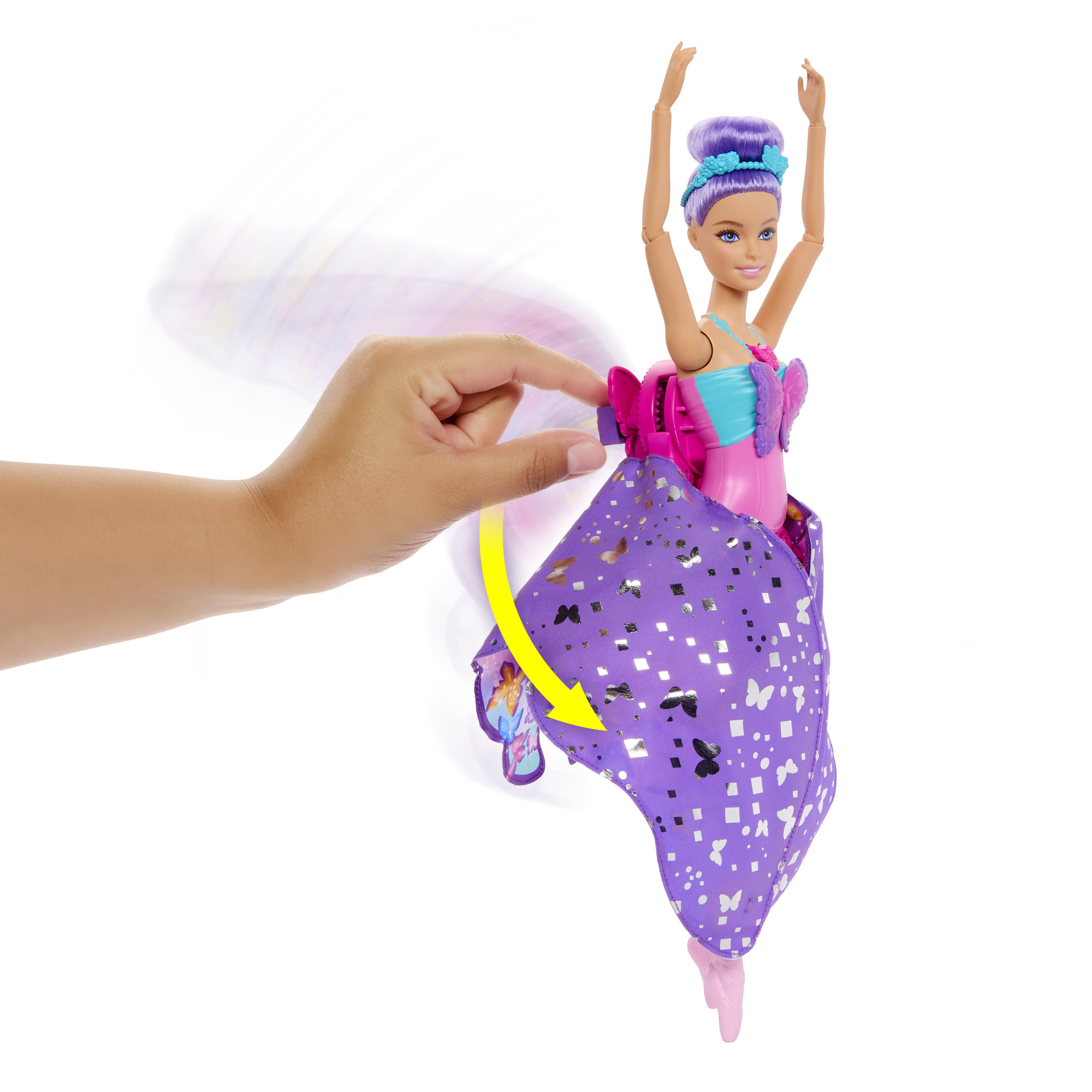 BARBIE DREAMTOPIA lėlė - drugelis (HXJ10) - Image 4