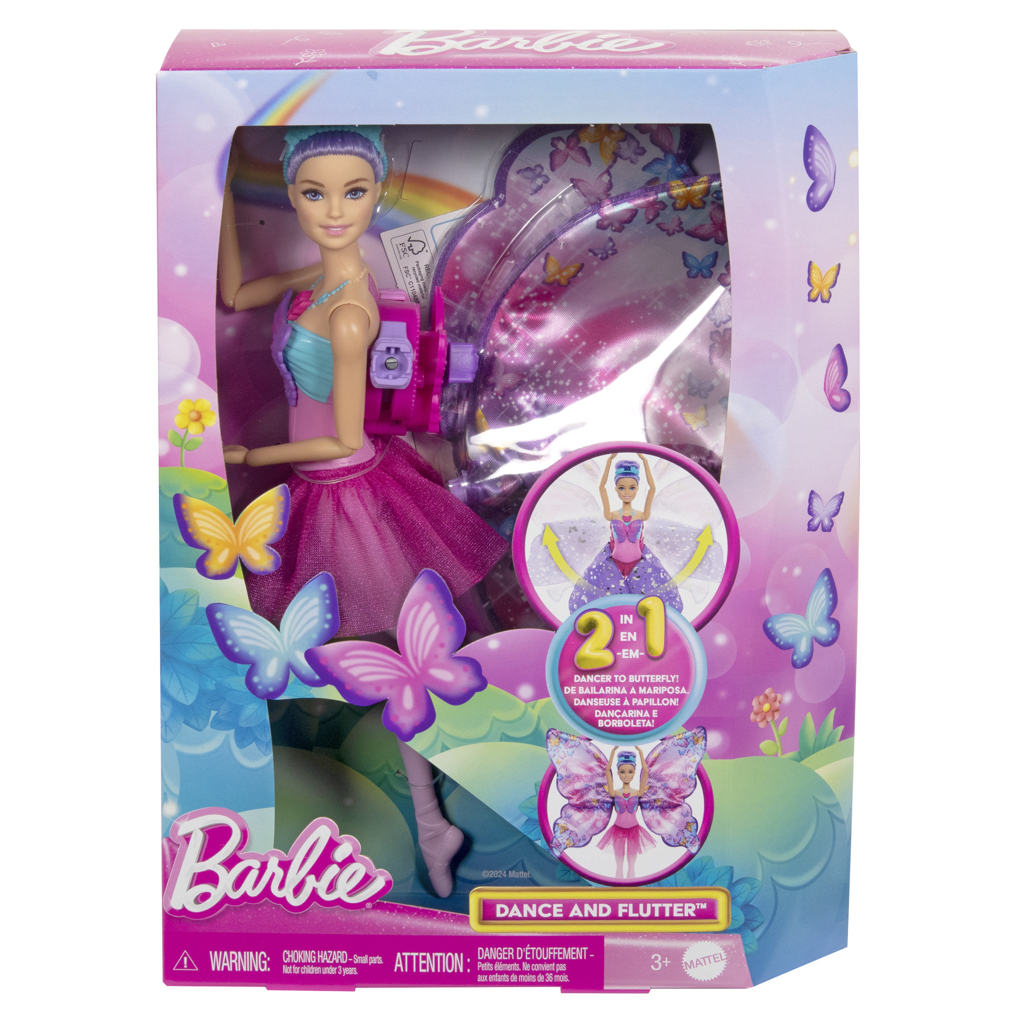 BARBIE DREAMTOPIA lėlė - drugelis (HXJ10) - Image 6