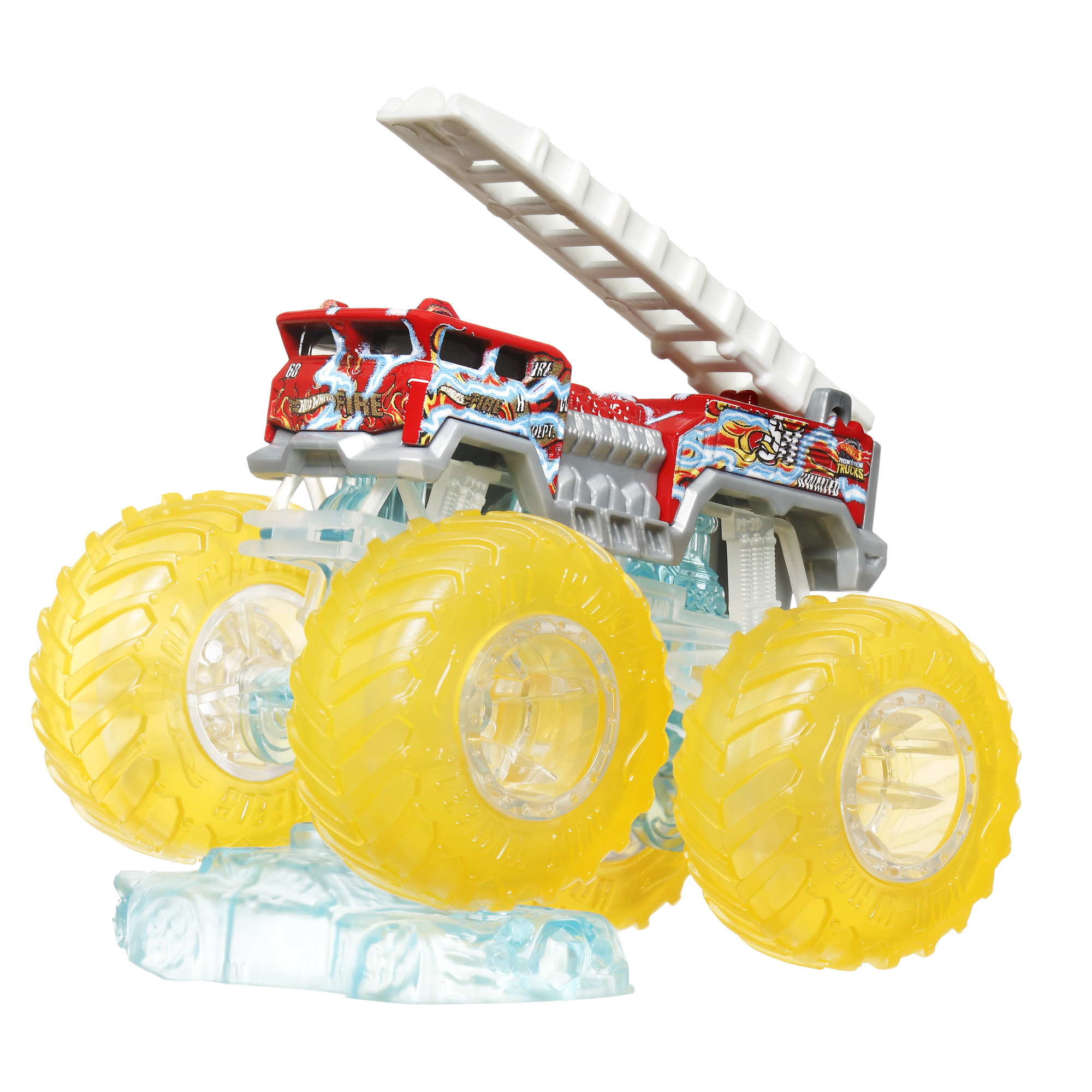 HOT WHEELS MONSTER TRUCKS džipas su ryškiais ratais (HYJ19) - Image 2