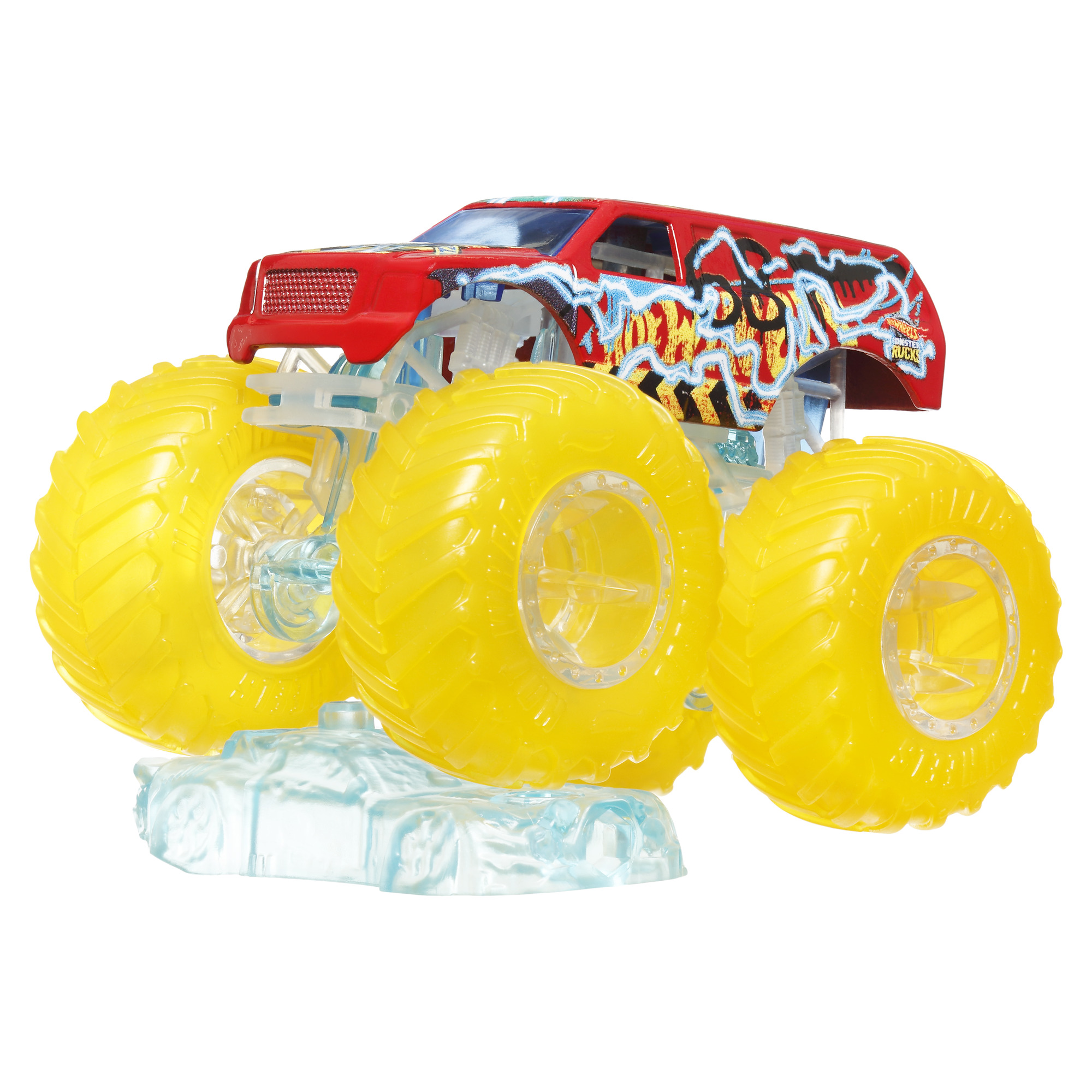 HOT WHEELS MONSTER TRUCKS džipas su ryškiais ratais (HYJ19) - Image 3