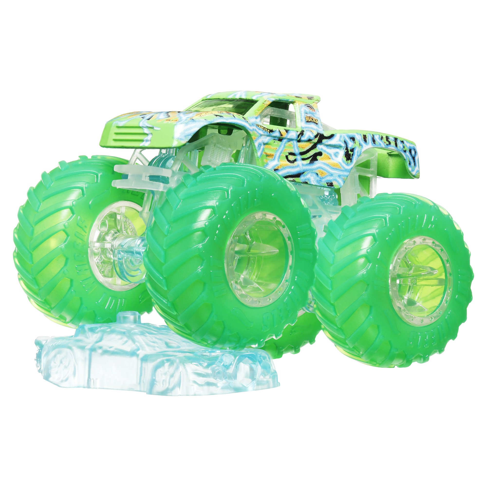HOT WHEELS MONSTER TRUCKS džipas su ryškiais ratais (HYJ19) - Image 4