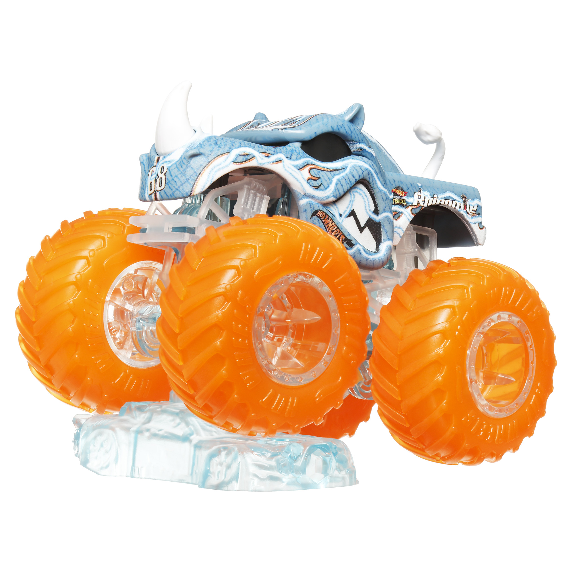 HOT WHEELS MONSTER TRUCKS džipas su ryškiais ratais (HYJ19) - Image 5