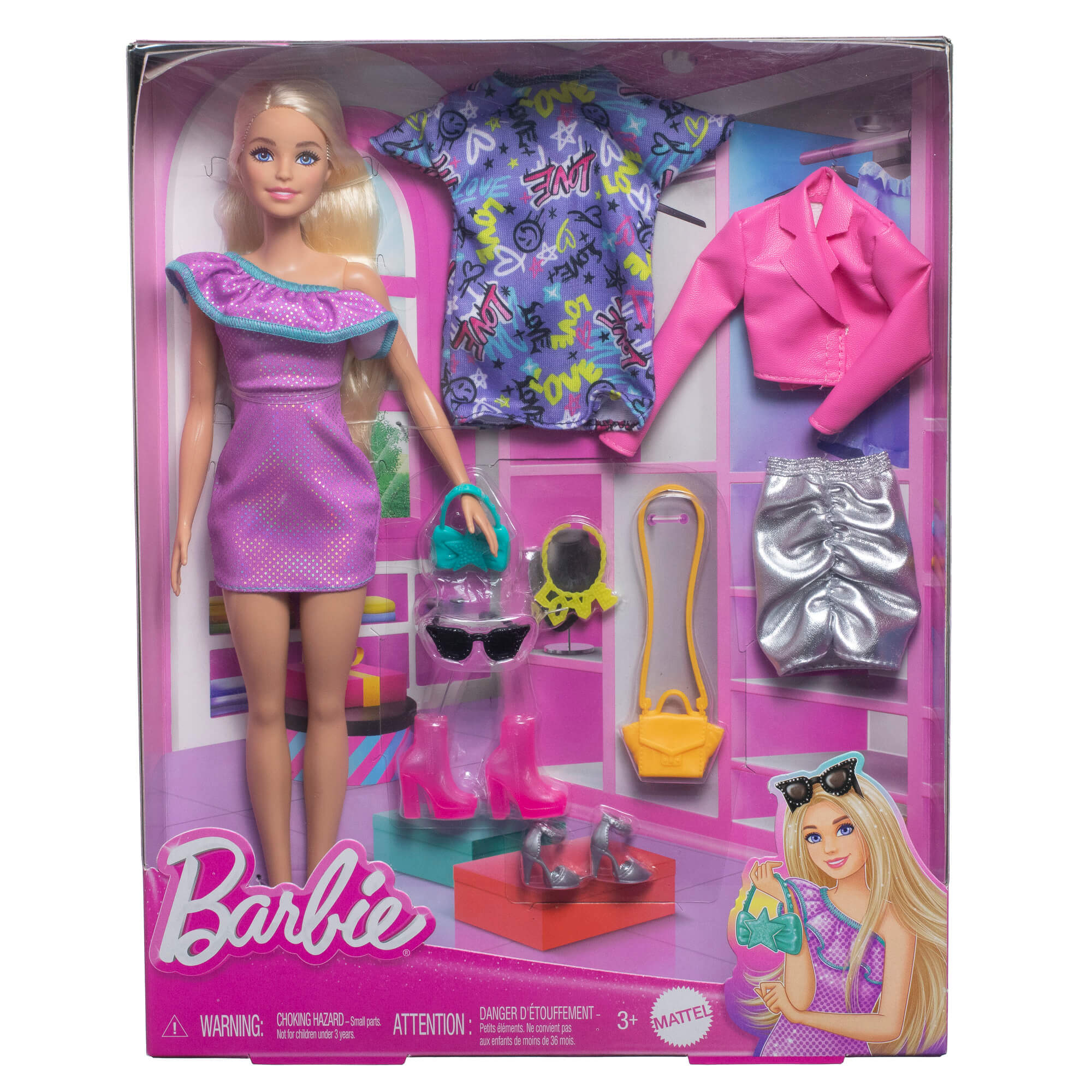 BARBIE DOLL & PARTY FASHIONS lėlė (HYT61)