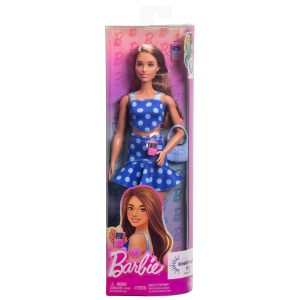 BARBIE madistė mėlyna suknele, serganti diabetu (HYT97)