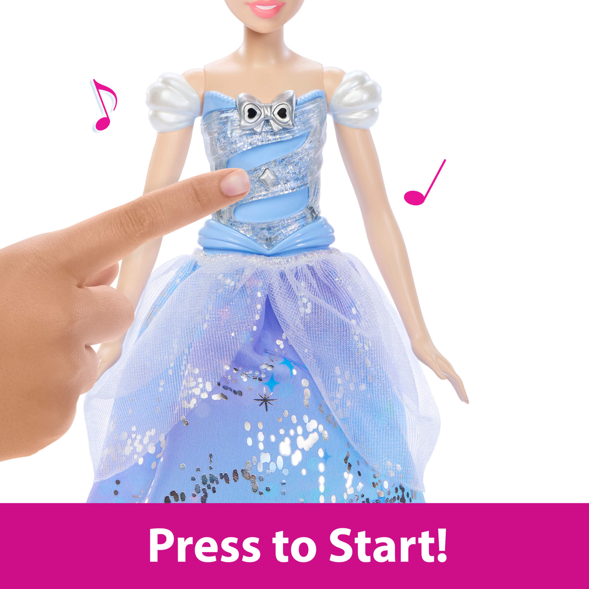 DISNEY PRINCESS lėlė Pelenė (su garsais ir šviesomis) (JBF94) - Image 4