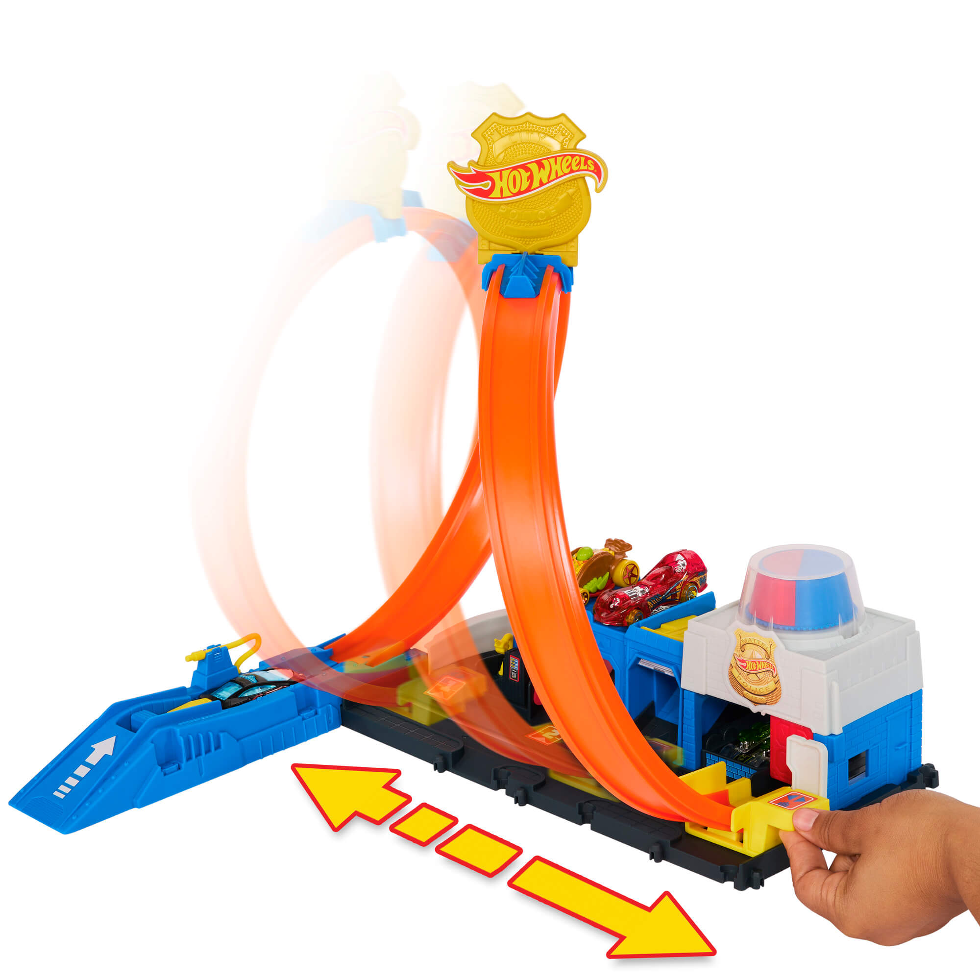 HOT WHEELS CITY rinkinys – Super policijos stotis (JBM71) - Image 5