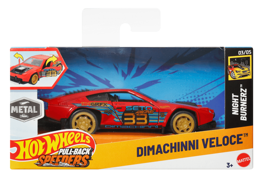 HOT WHEELS automodeliukas – Pull-Back Speeders (HPR70) - Image 5