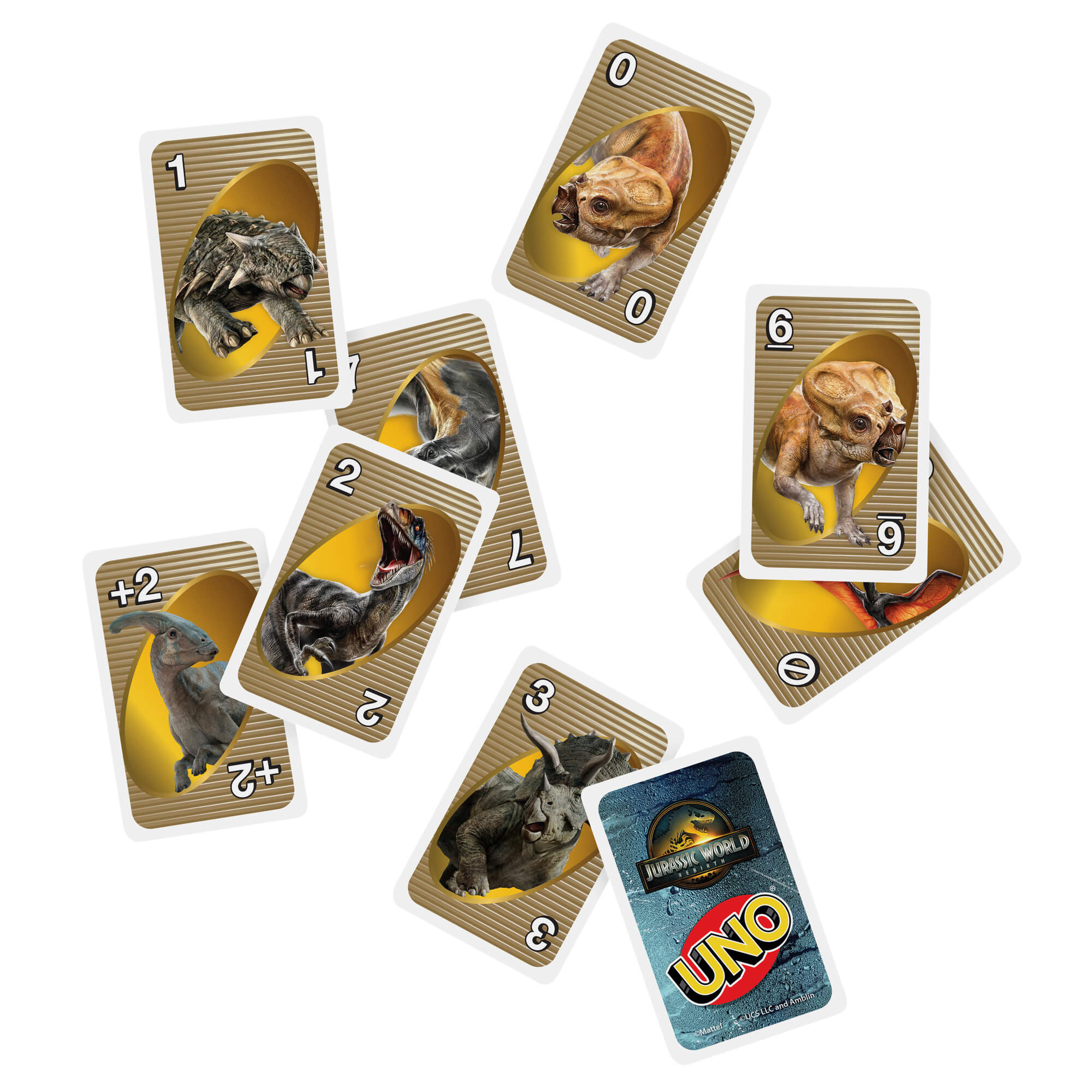 UNO kortos JURASSIC WORLD (JFT28) - Image 2