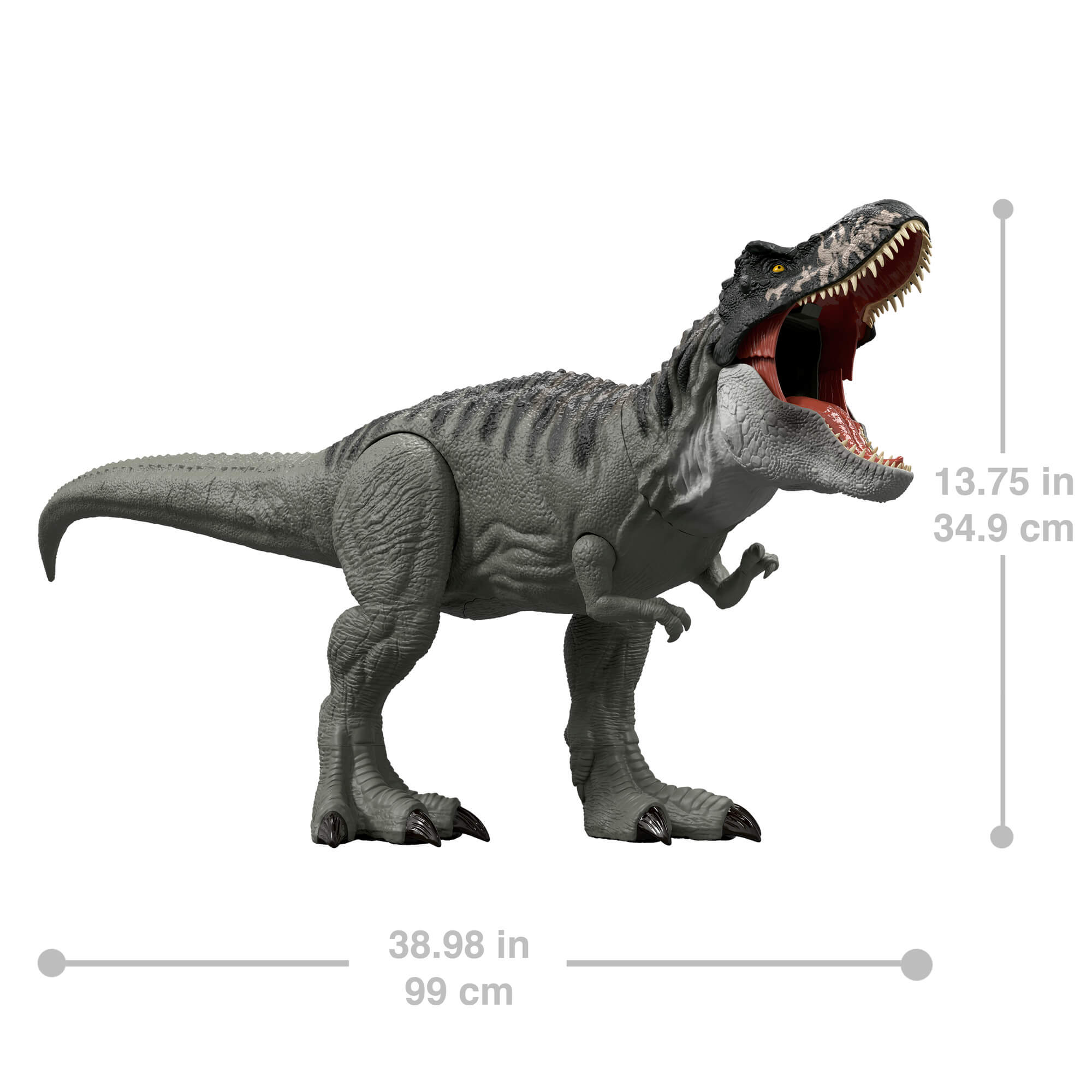 JURASSIC WORLD milžiniška figūrėlė – Super Colossal T. rex (JGB52) - Image 2