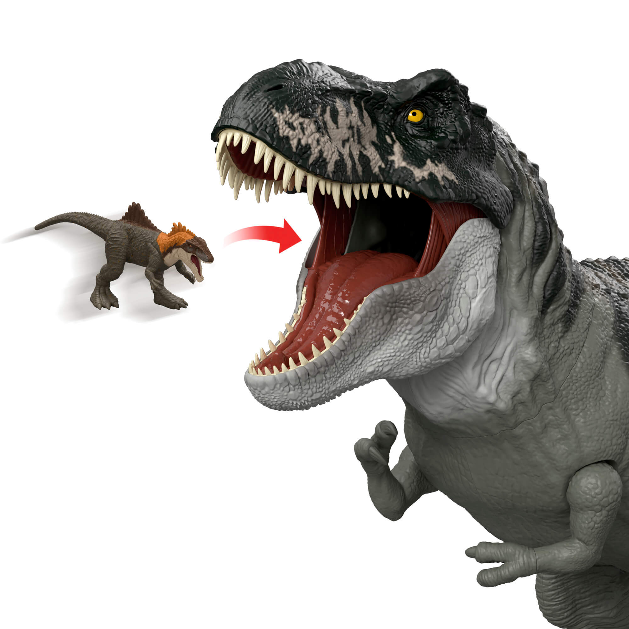 JURASSIC WORLD milžiniška figūrėlė – Super Colossal T. rex (JGB52) - Image 3