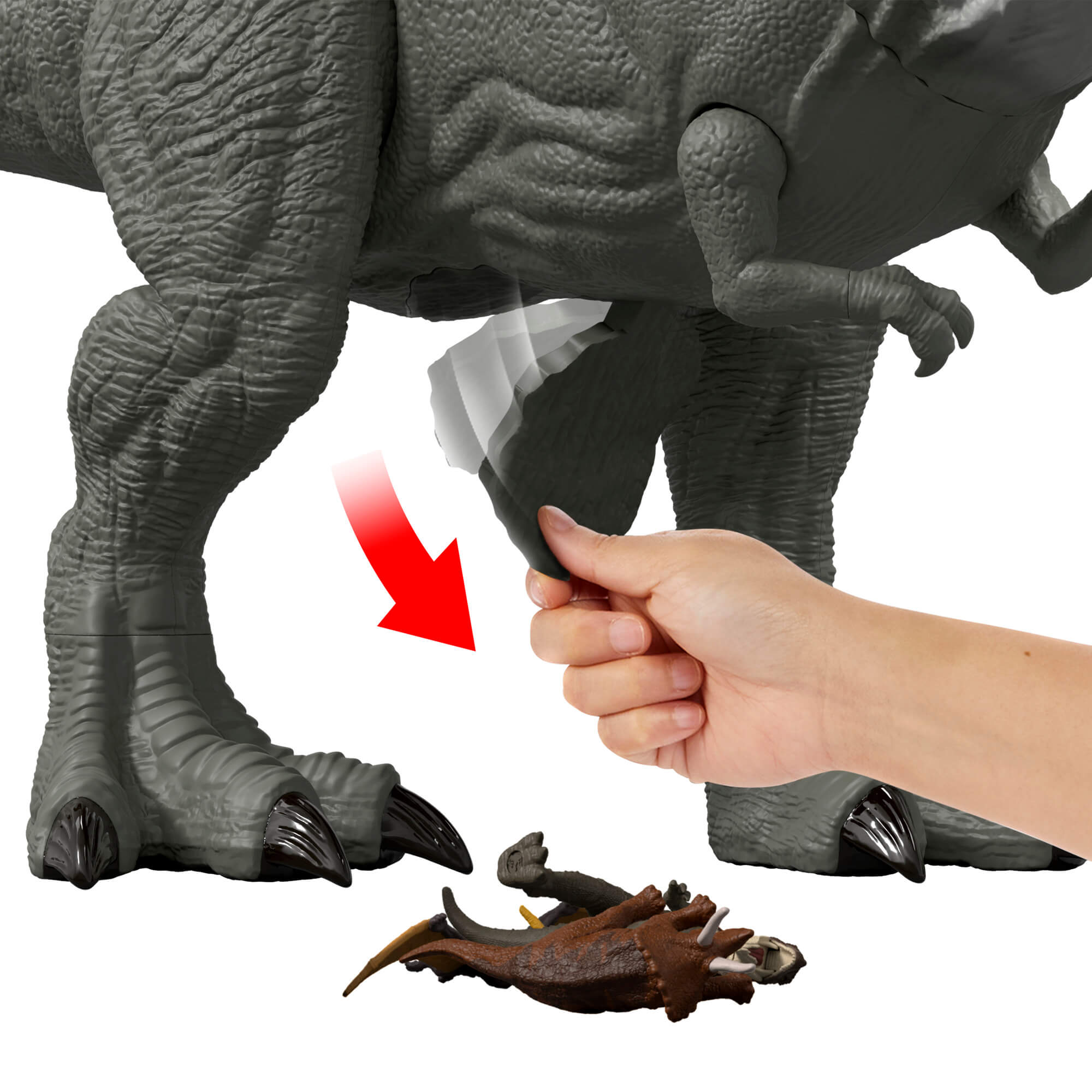 JURASSIC WORLD milžiniška figūrėlė – Super Colossal T. rex (JGB52) - Image 4