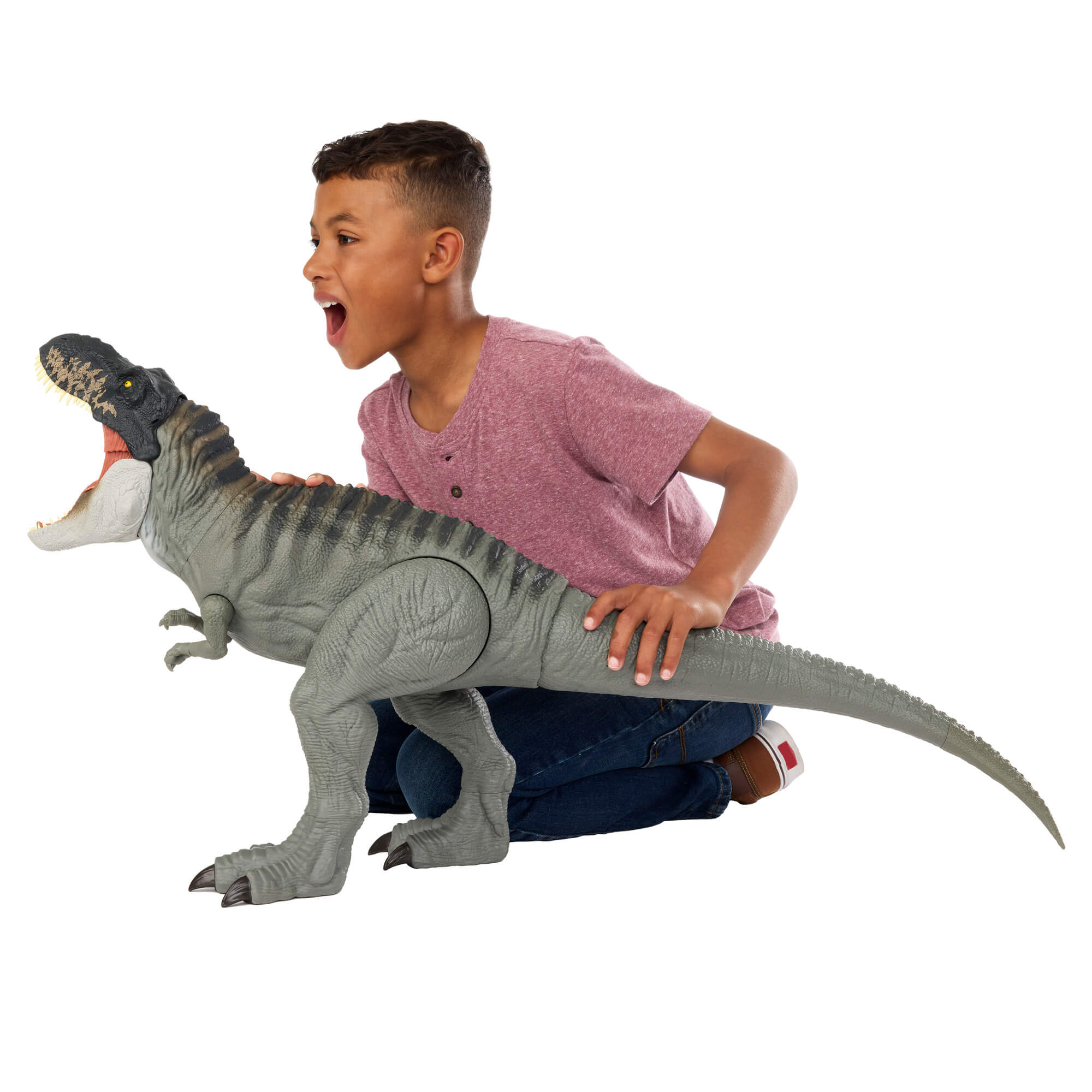 JURASSIC WORLD milžiniška figūrėlė – Super Colossal T. rex (JGB52) - Image 5