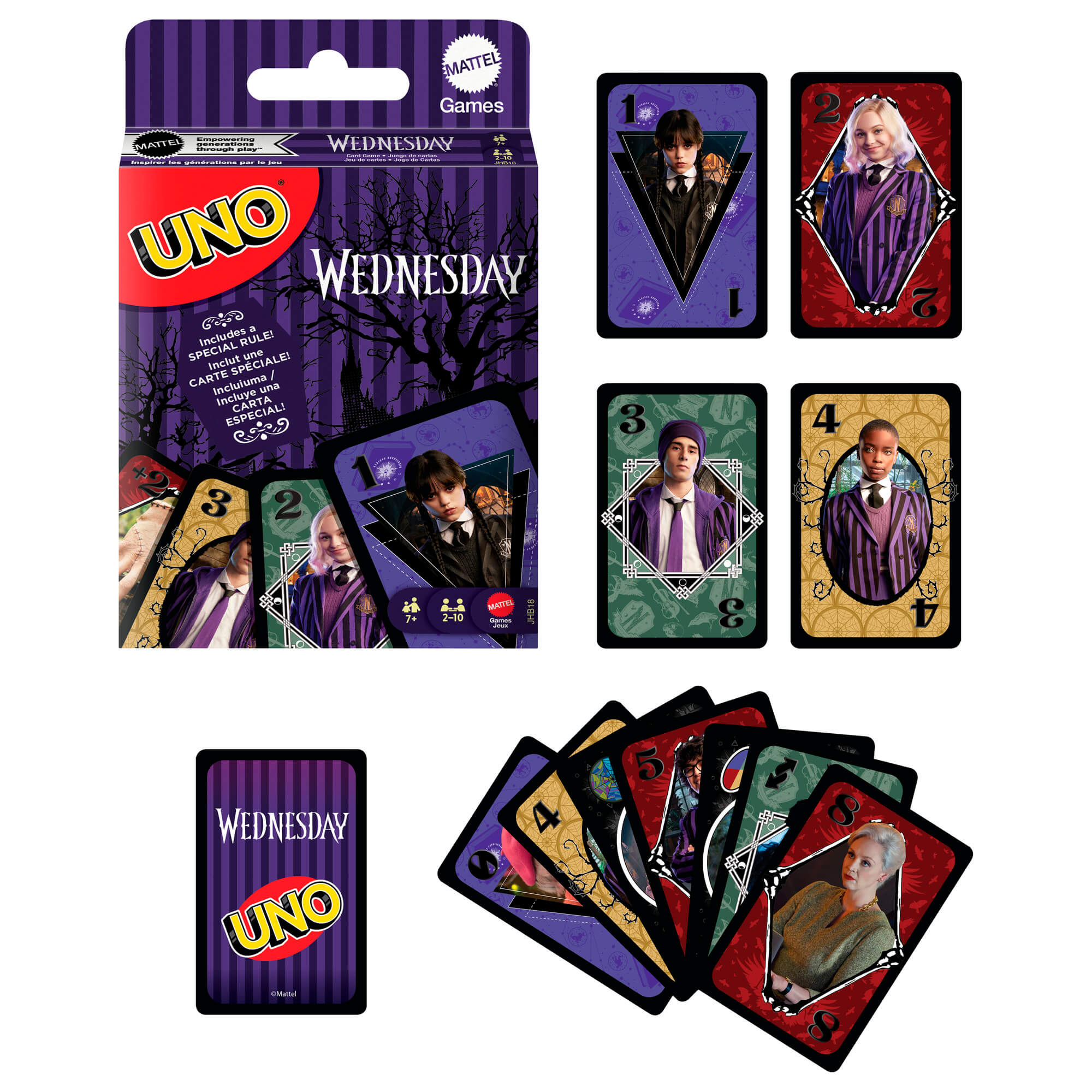 UNO kortos WEDNESDAY (JHB18) - Image 2