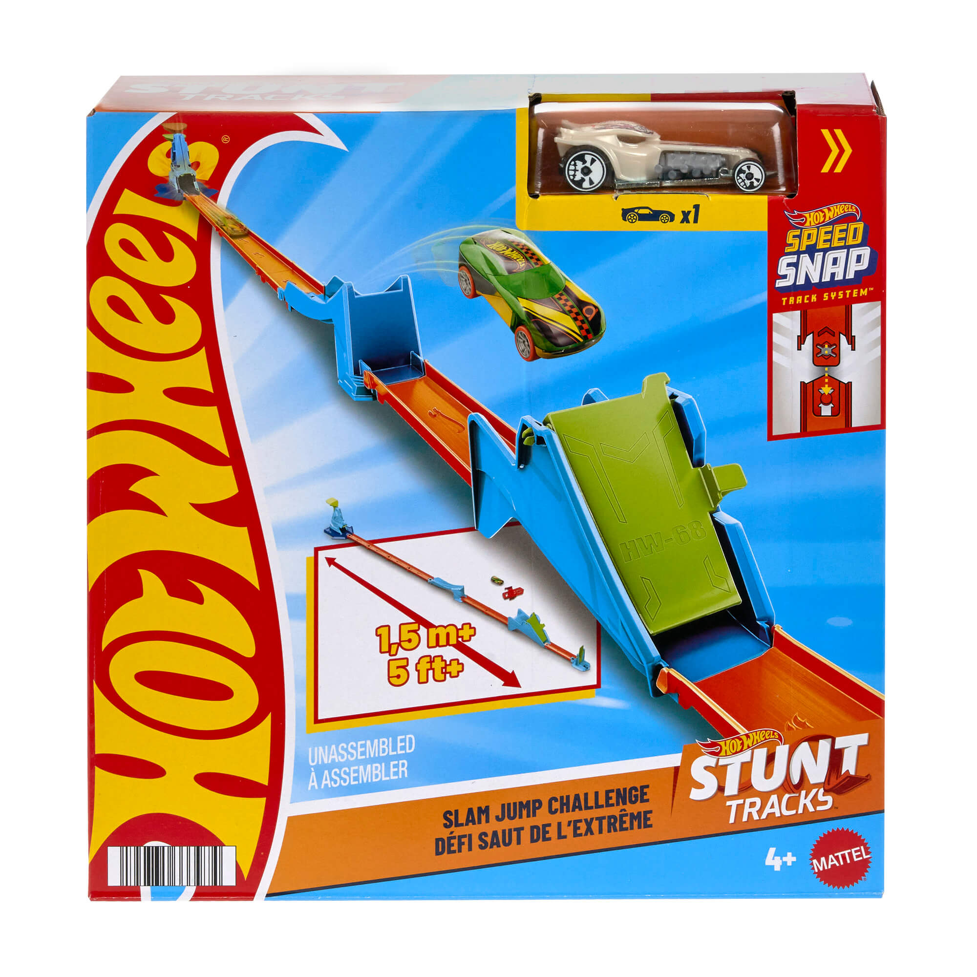 HOT WHEELS STUNT TRACKS trasa su kilpa ir šuoliu (JHK76) - Image 2