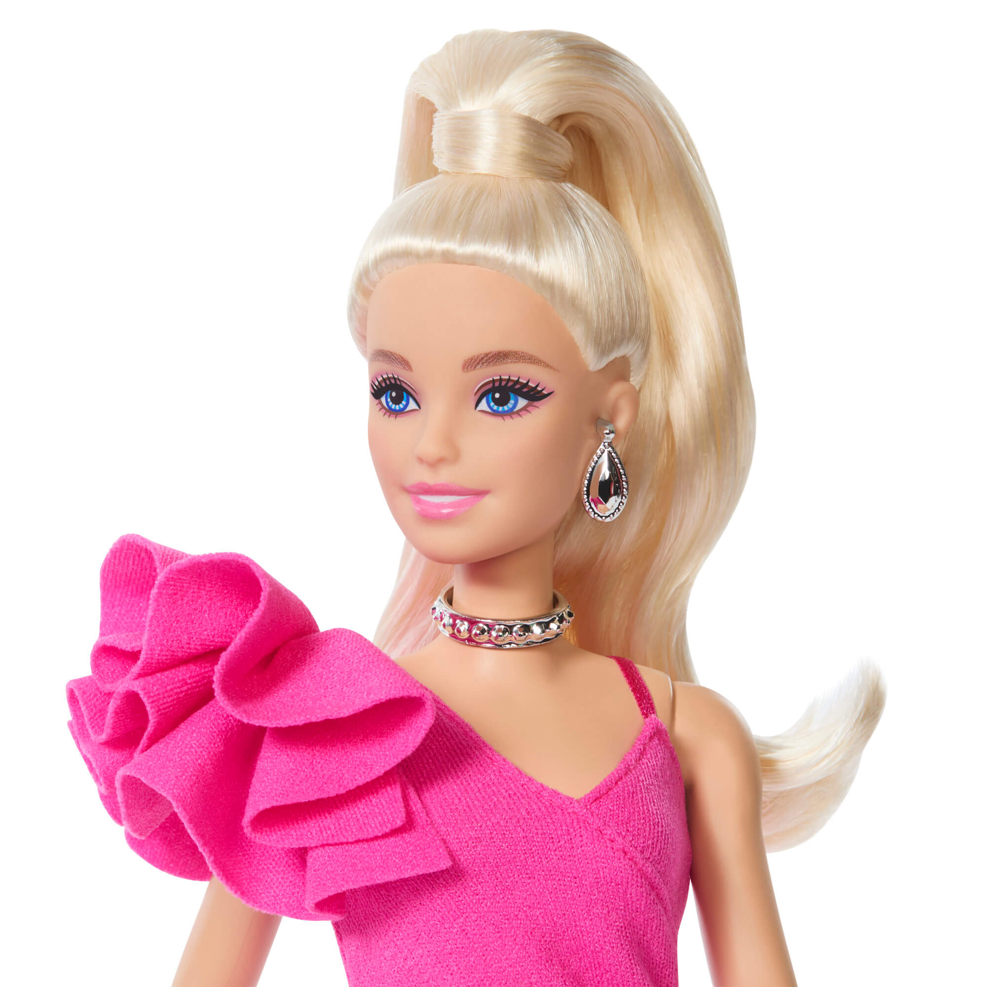 BARBIE DELUXE FASHIONISTAS mados lėlė rožine suknele (JJN73) - Image 5