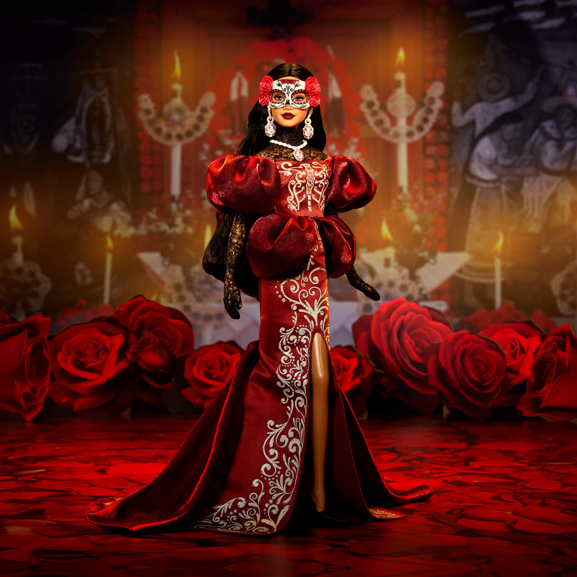 BARBIE DIA DE MUERTOS kolekcinė lėlė (JJX96) - Image 3