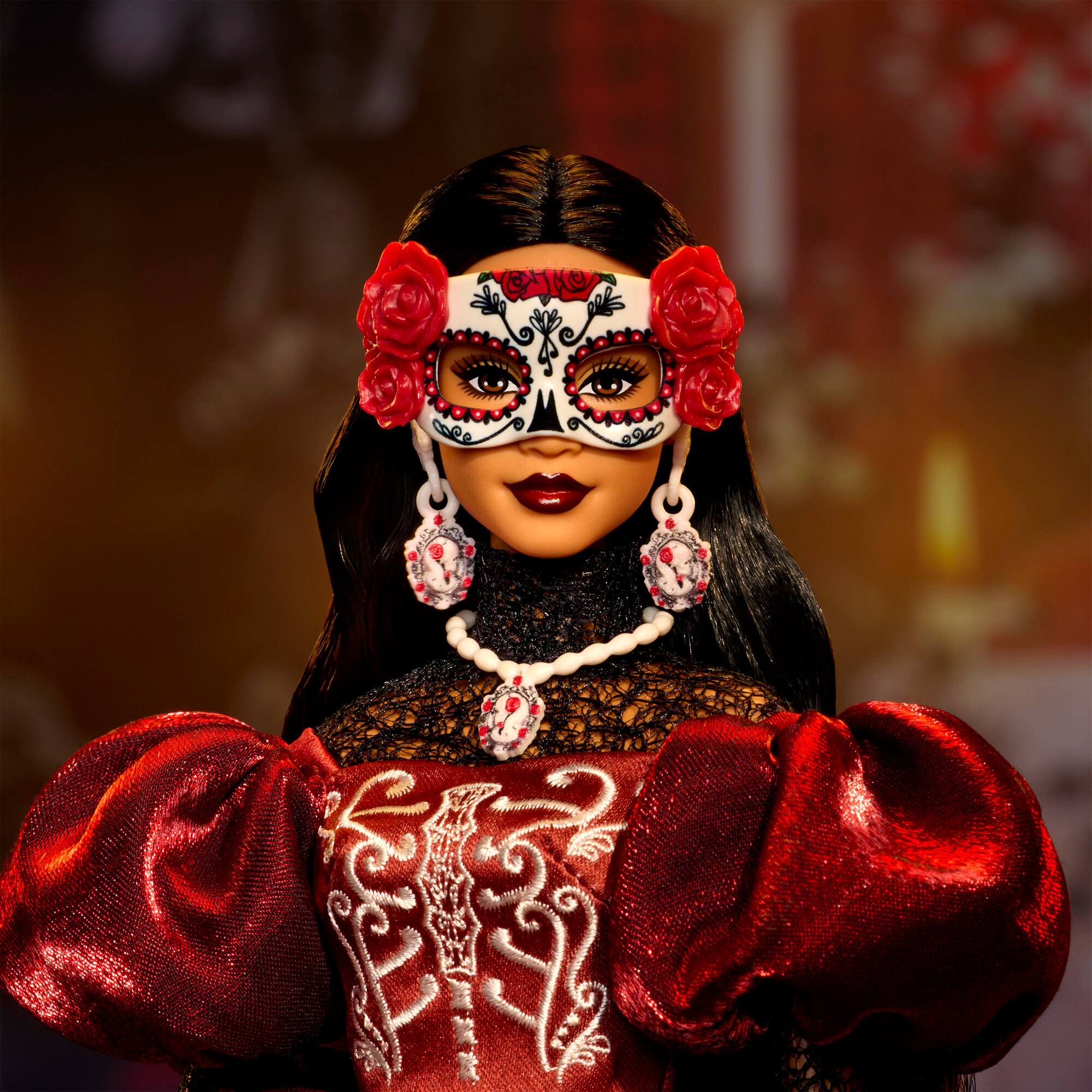 BARBIE DIA DE MUERTOS kolekcinė lėlė (JJX96) - Image 6