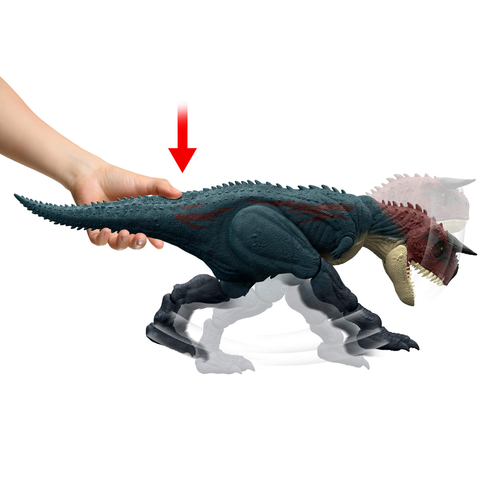 JURASSIC WORLD interaktyvus dinozauras – Carnotaurus (JKG85) - Image 3