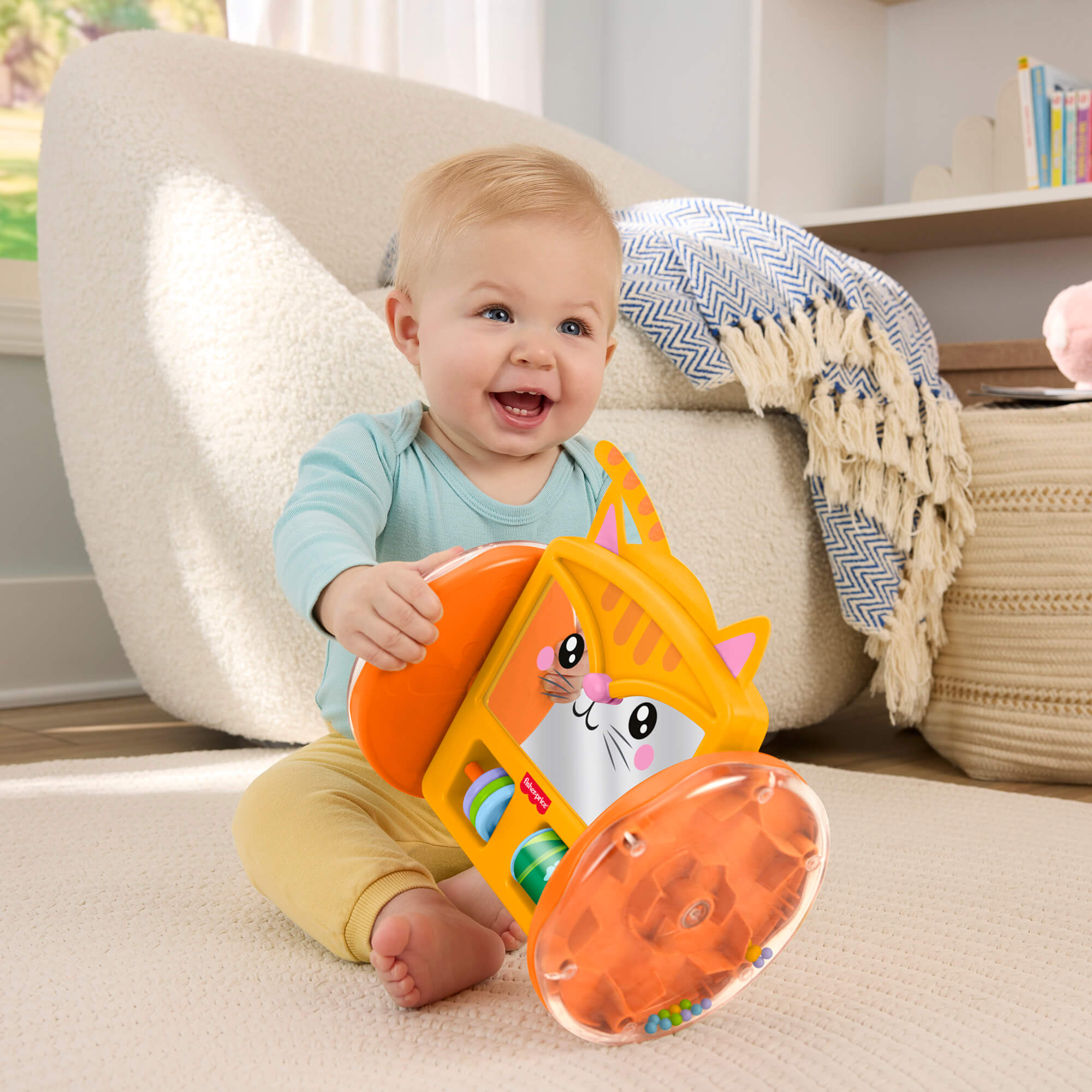 FISHER-PRICE riedantis katytės veidrodėlis (JLF98) - Image 4