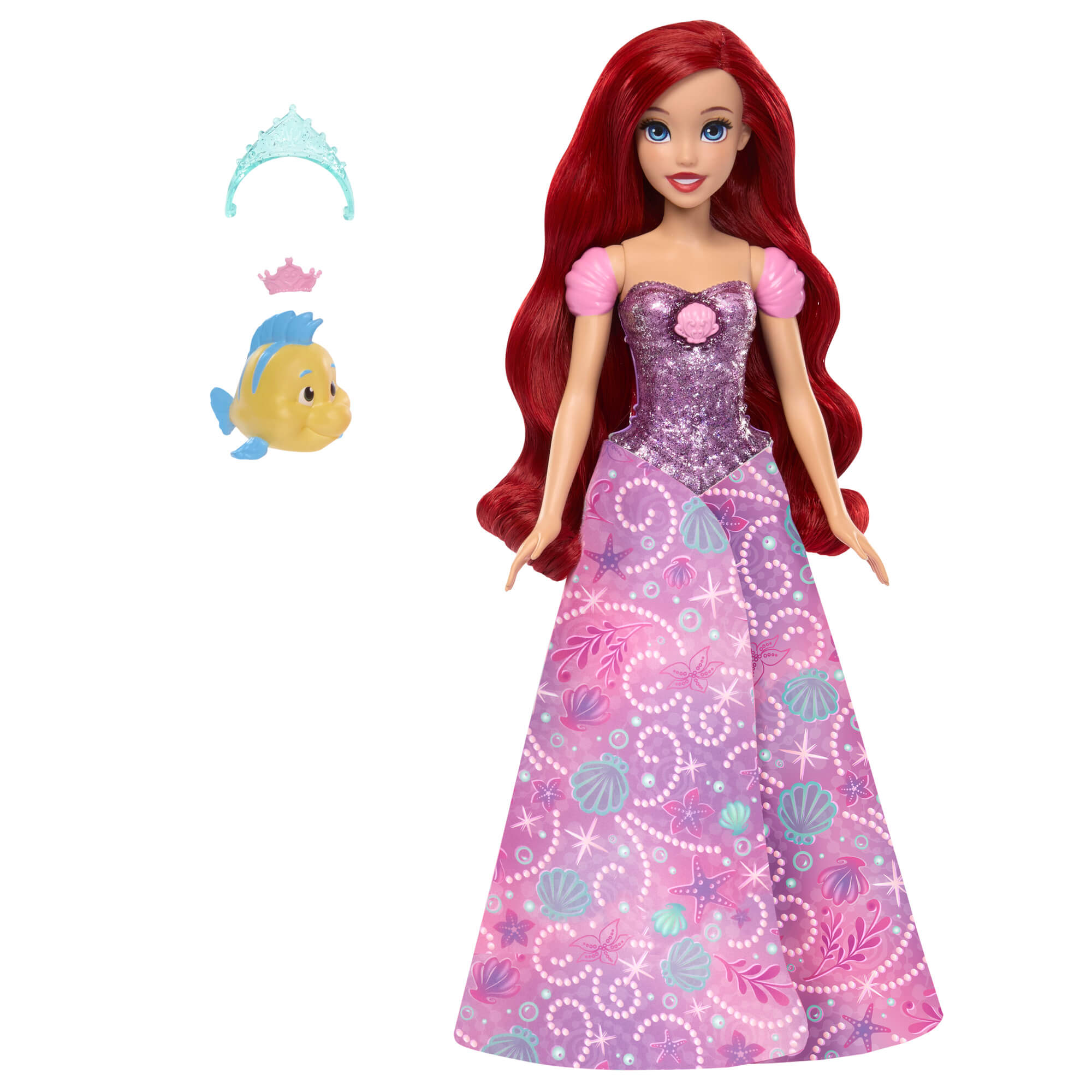 DISNEY PRINCESS lėlė Arielė su transformacijos funkcija (JLK19) - Image 3