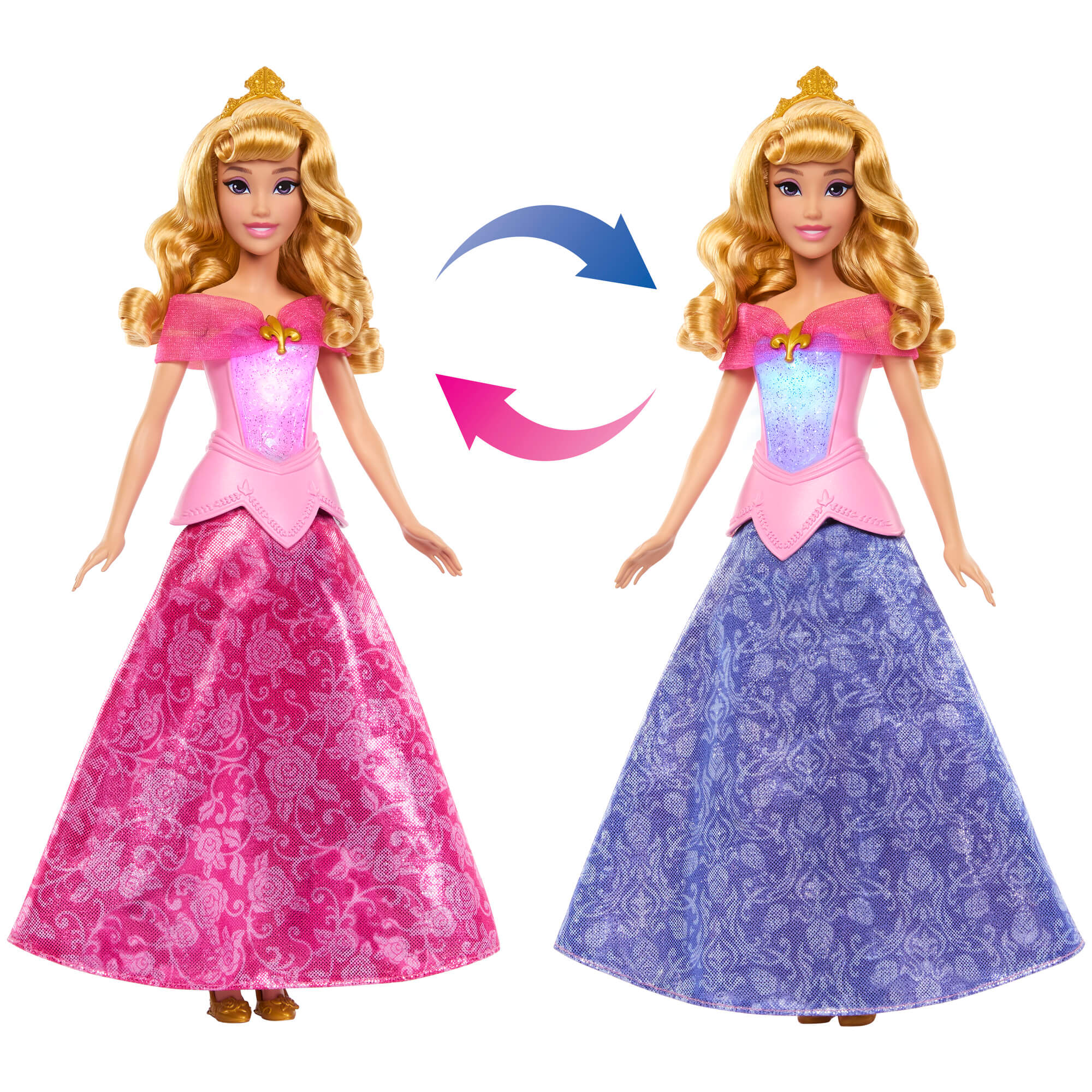 DISNEY PRINCESS lėlė Aurora su spalvos keitimo funkcija (JLK24) - Image 3