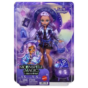 MONSTER HIGH MOONSPELL MAGIC lėlė Layla - kristalų kerėtoja (JMB90)