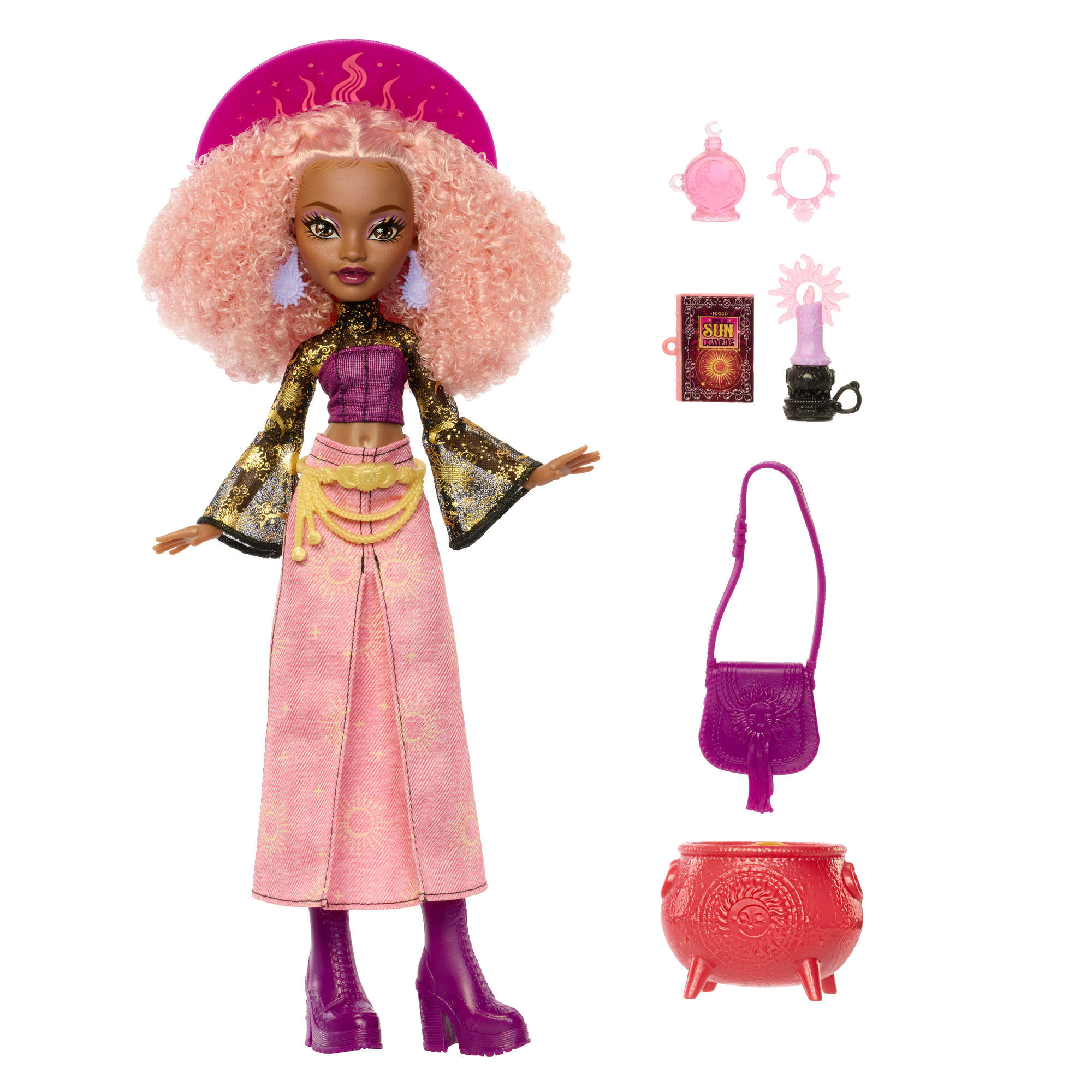 MONSTER HIGH MOONSPELL MAGIC lėlė Rae - saulės kerėtoja (JMB91) - Image 2